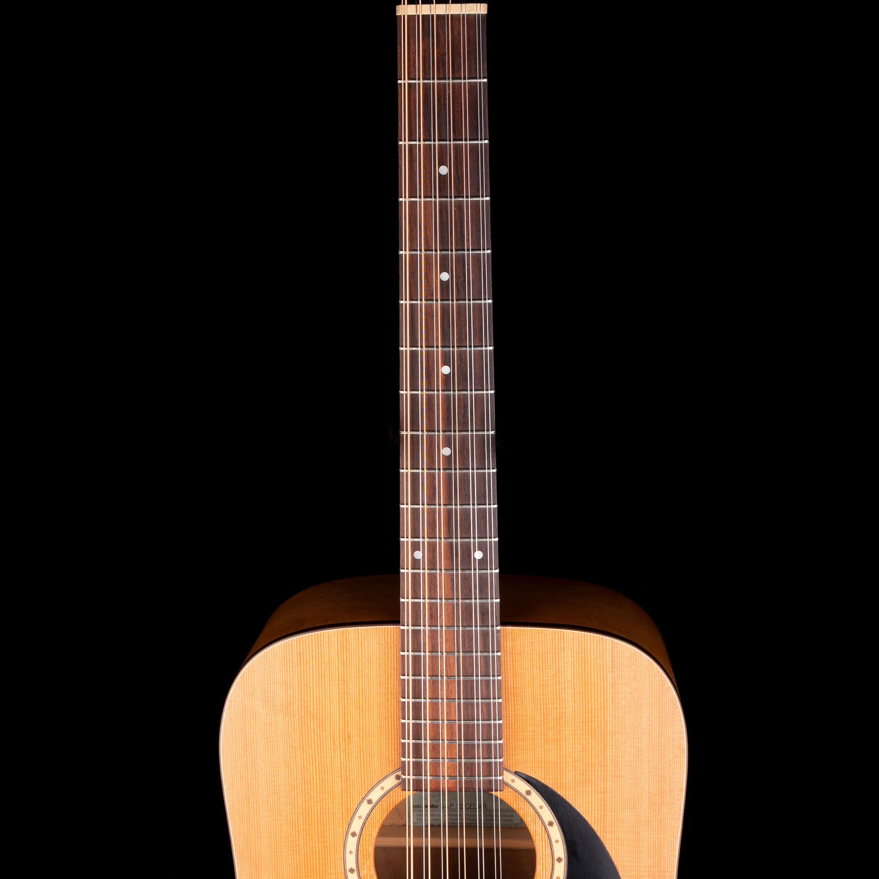 Pre-Owned Simon And Patrick Luthier Woodland Cedar 12-String Acoustic With Gig Bag - Image 6