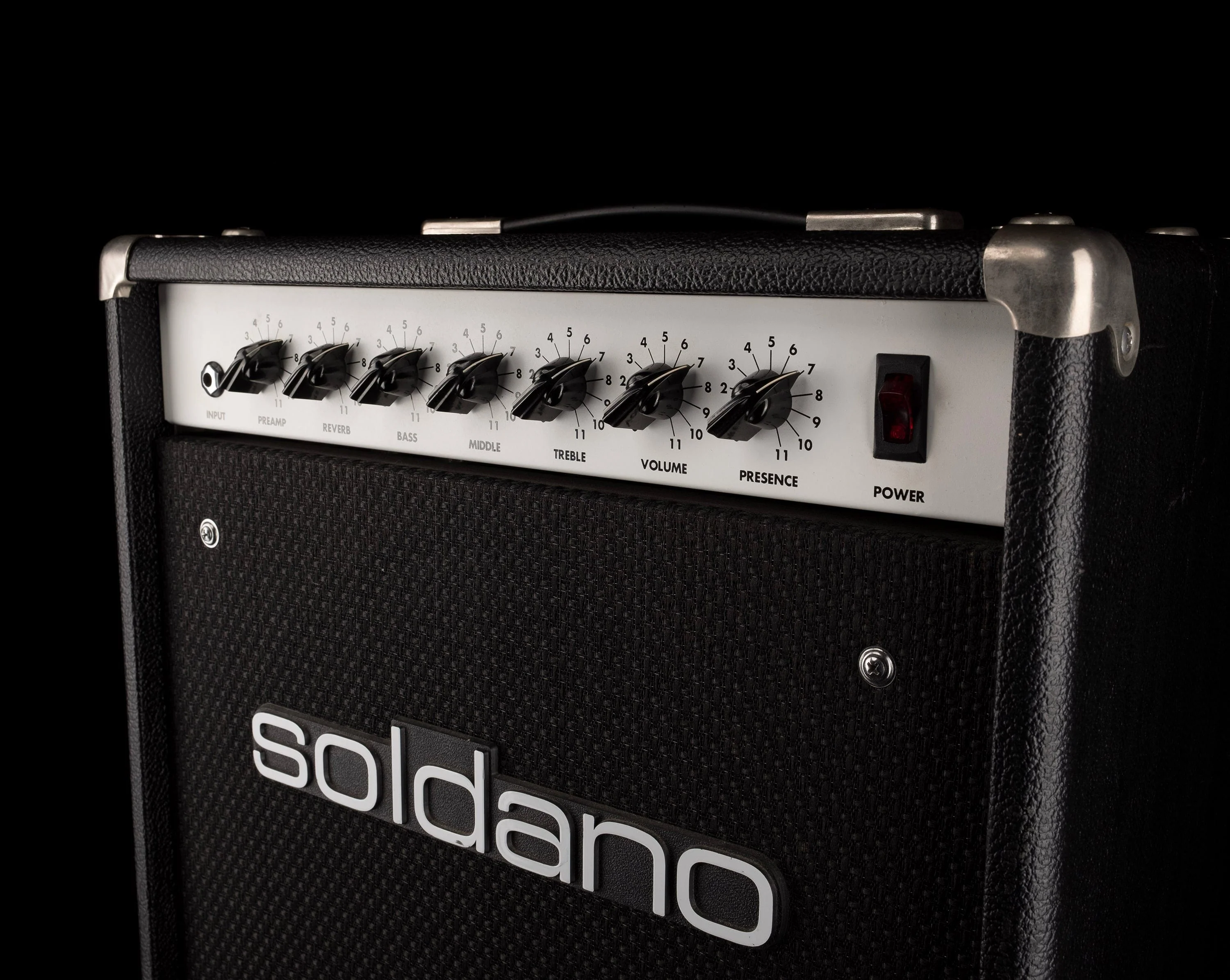 Pre Owned Soldano Astroverb 16 1x12" Black Guitar Amp Combo - Image 3