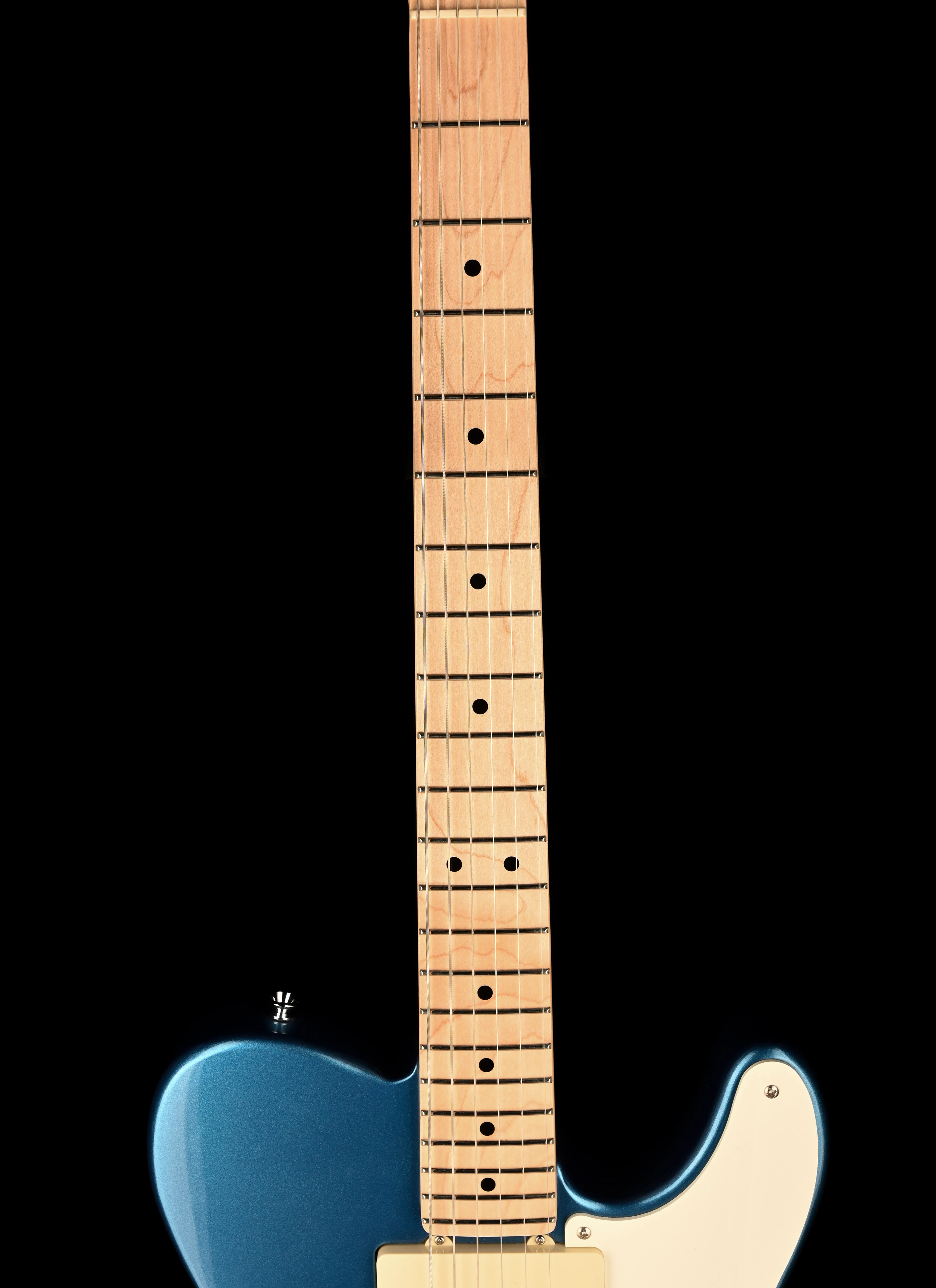 Used Squier Paranormal Cabronita Telecaster Thinline Guitar Lake Placid Blue With Gig Bag - Image 11