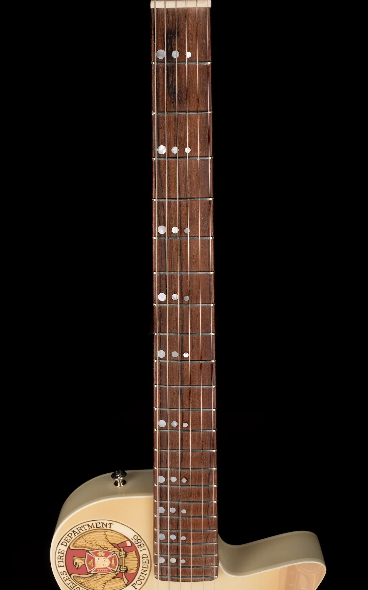 Stuart Guitars LAFD with Painting - Pamelina H Collection - Image 13