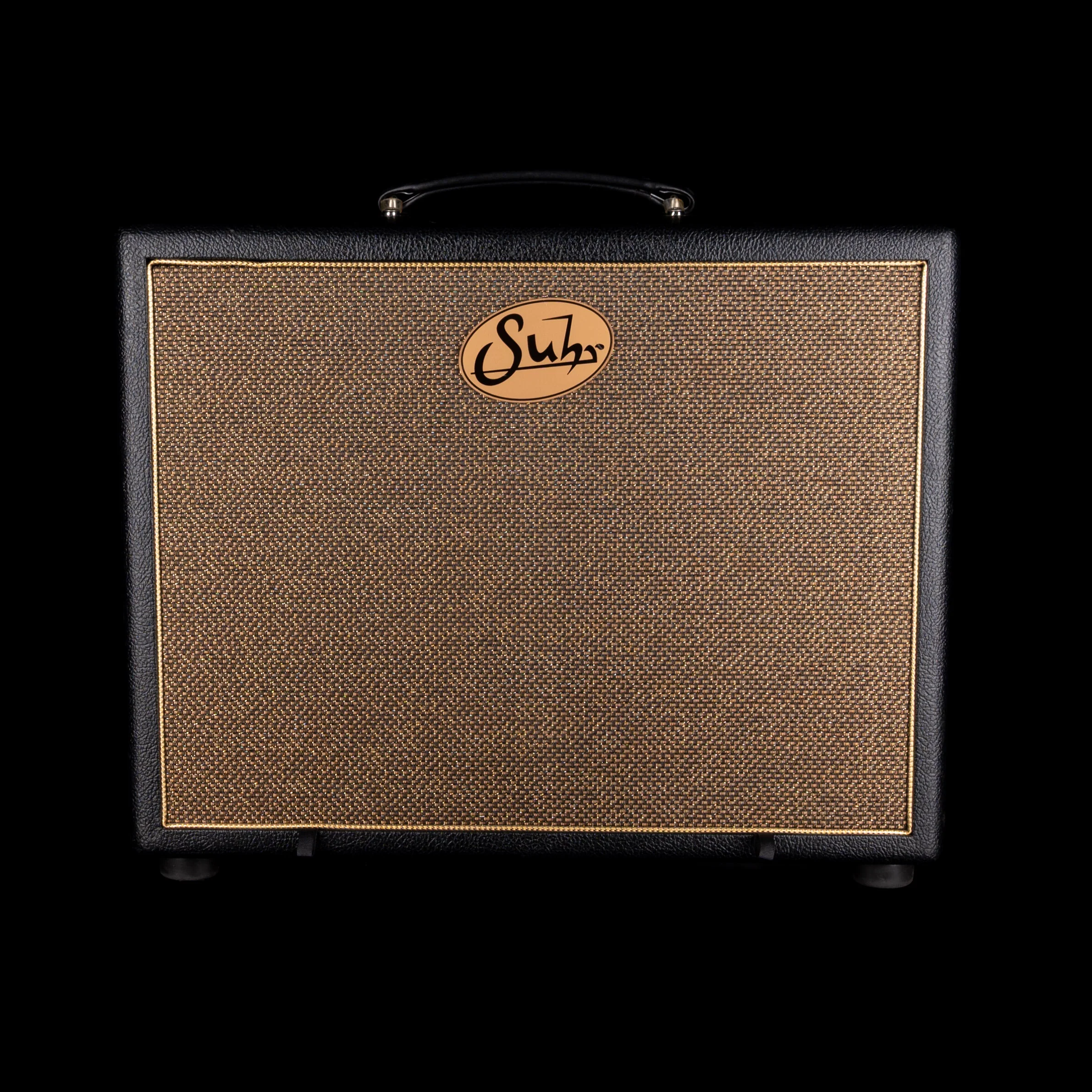 Pre-Owned Suhr Badger 18-watt Guitar Amp Head & Cabinet - Black With Gold Grille - Image 11