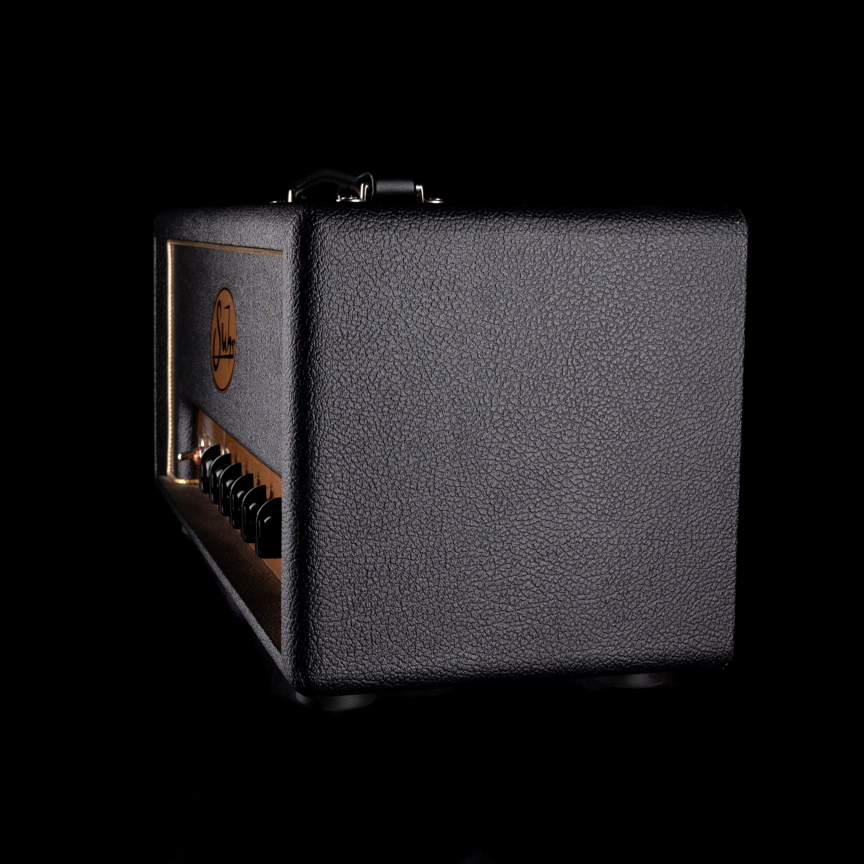 Pre-Owned Suhr Badger 18-watt Guitar Amp Head & Cabinet - Black With Gold Grille - Image 6