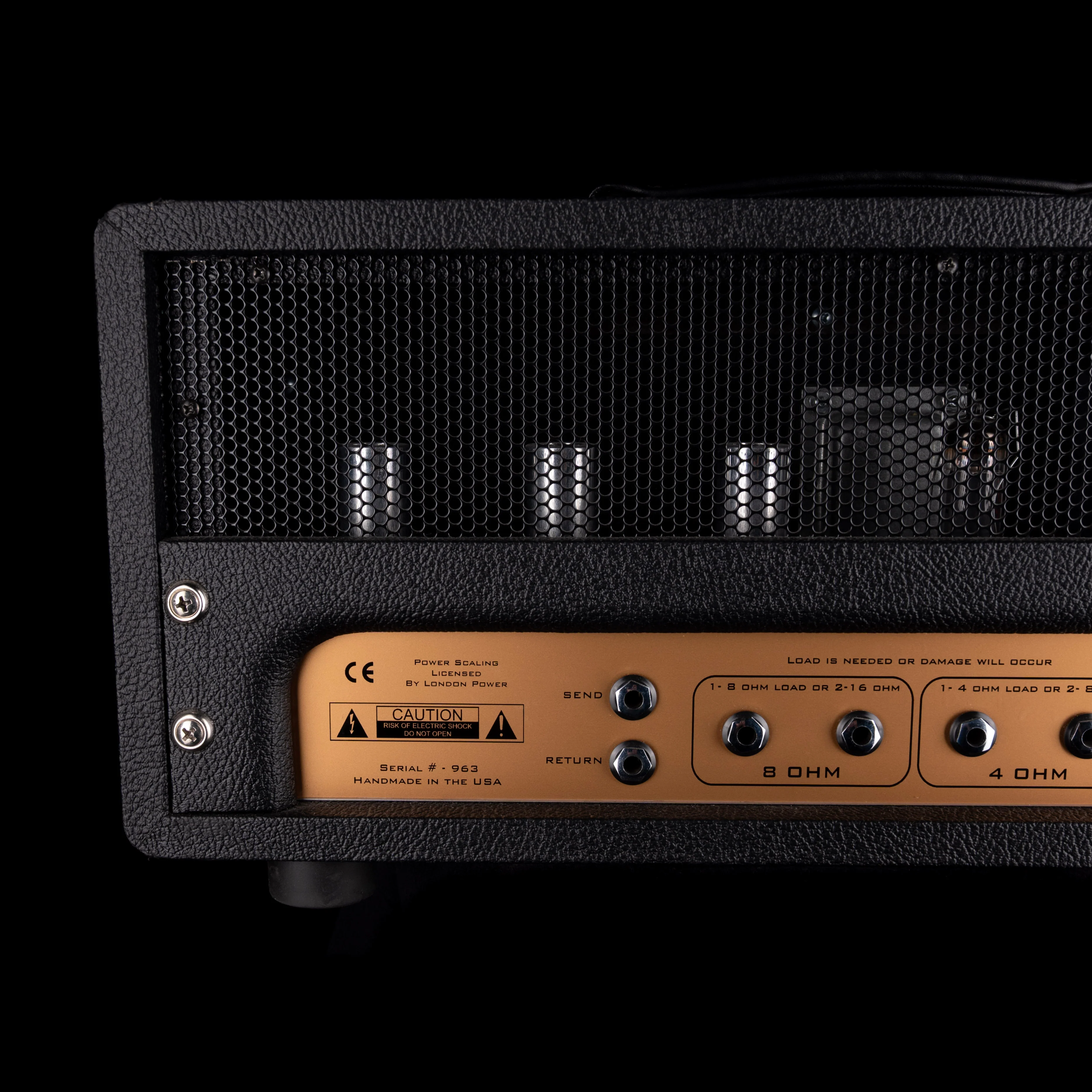 Pre-Owned Suhr Badger 18-watt Guitar Amp Head & Cabinet - Black With Gold Grille - Image 9