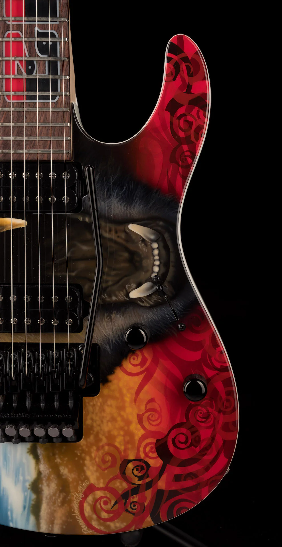 Pre Owned Suhr California Republic With Painting - Pamelina H Collection - Image 11