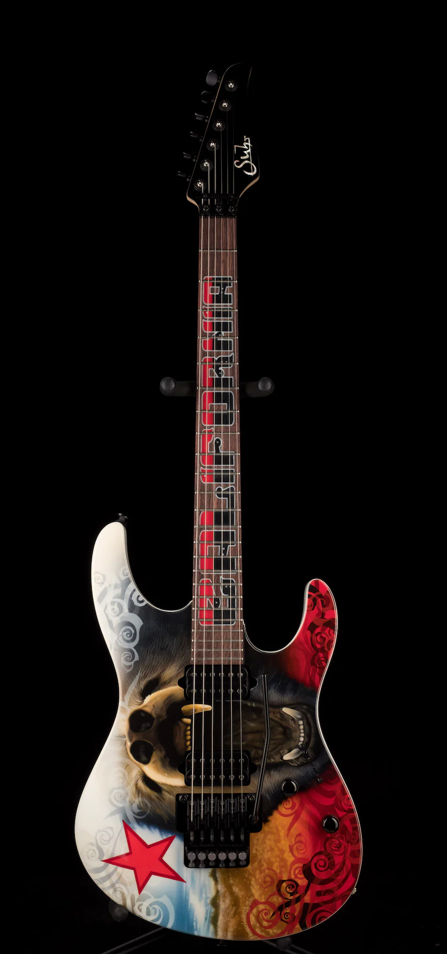 Pre Owned Suhr California Republic With Painting - Pamelina H Collection - Image 4