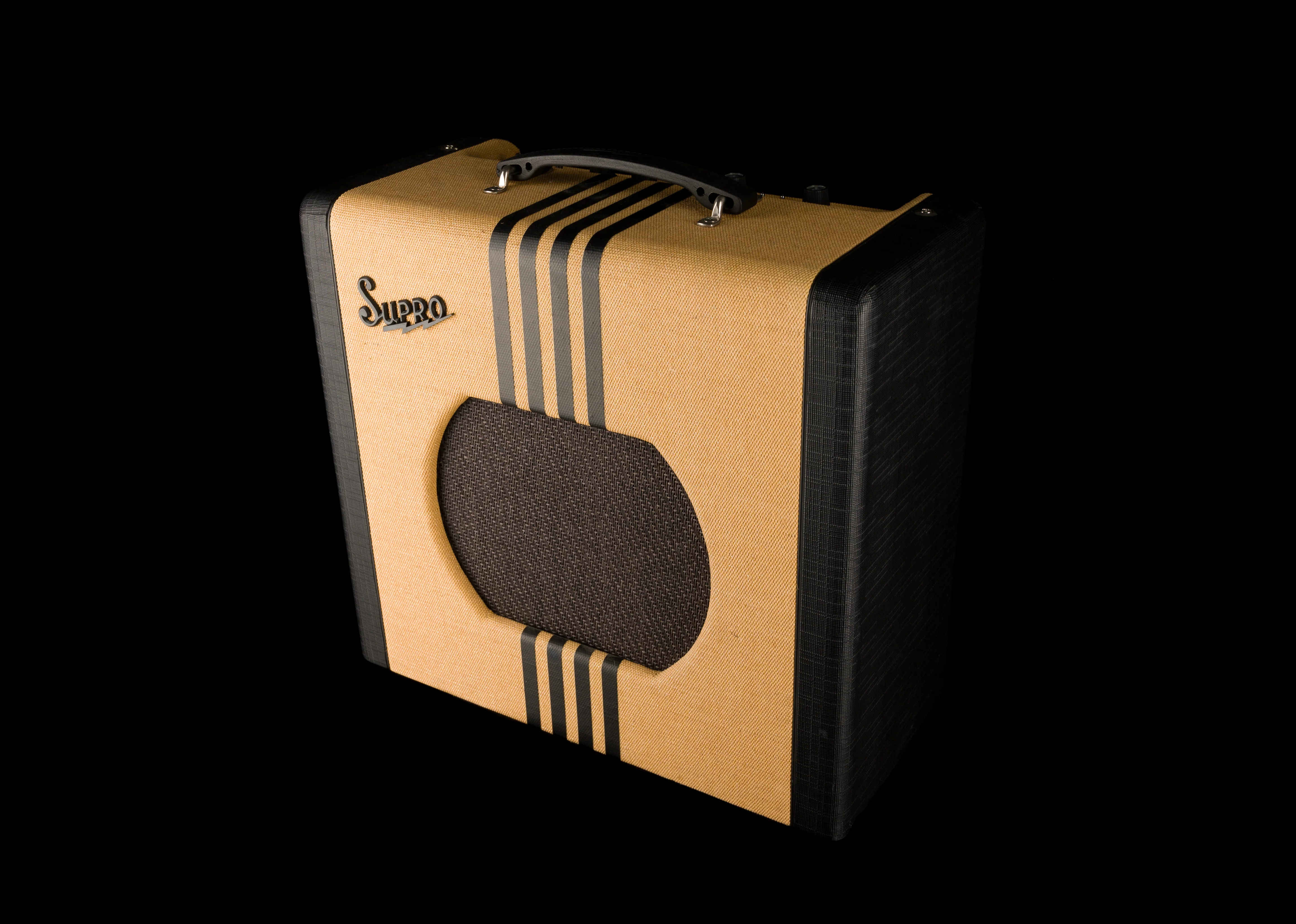 Pre Owned Supro Delta King 10 5-Watt 1x10" Tweed & Black Guitar Amp Combo - Image 2