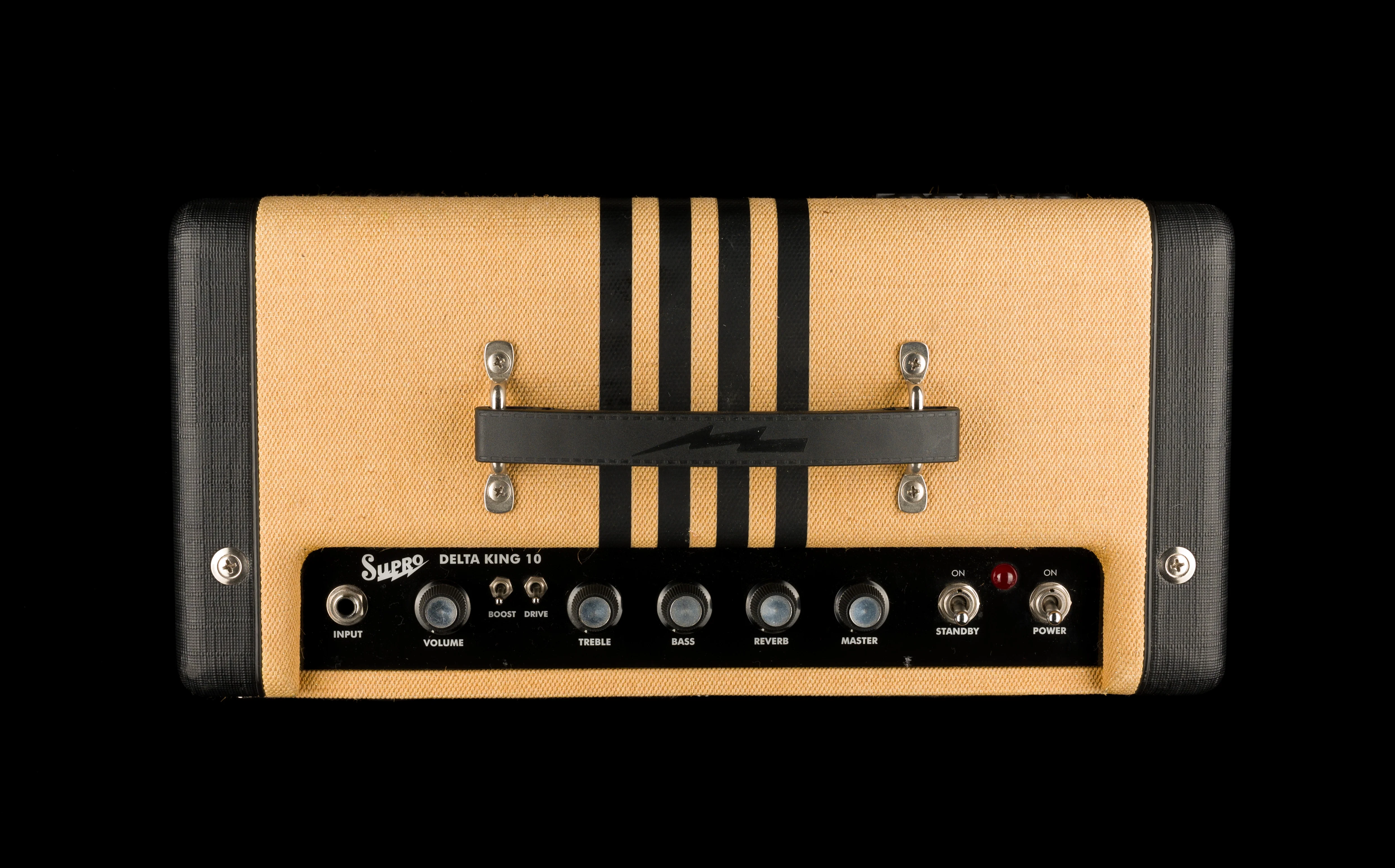 Pre Owned Supro Delta King 10 5-Watt 1x10" Tweed & Black Guitar Amp Combo - Image 3