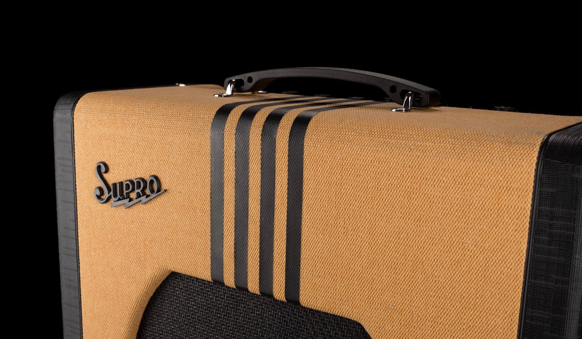 Pre Owned Supro Delta King 12 Tweed With Black Panels Guitar Amp Combo - Image 3