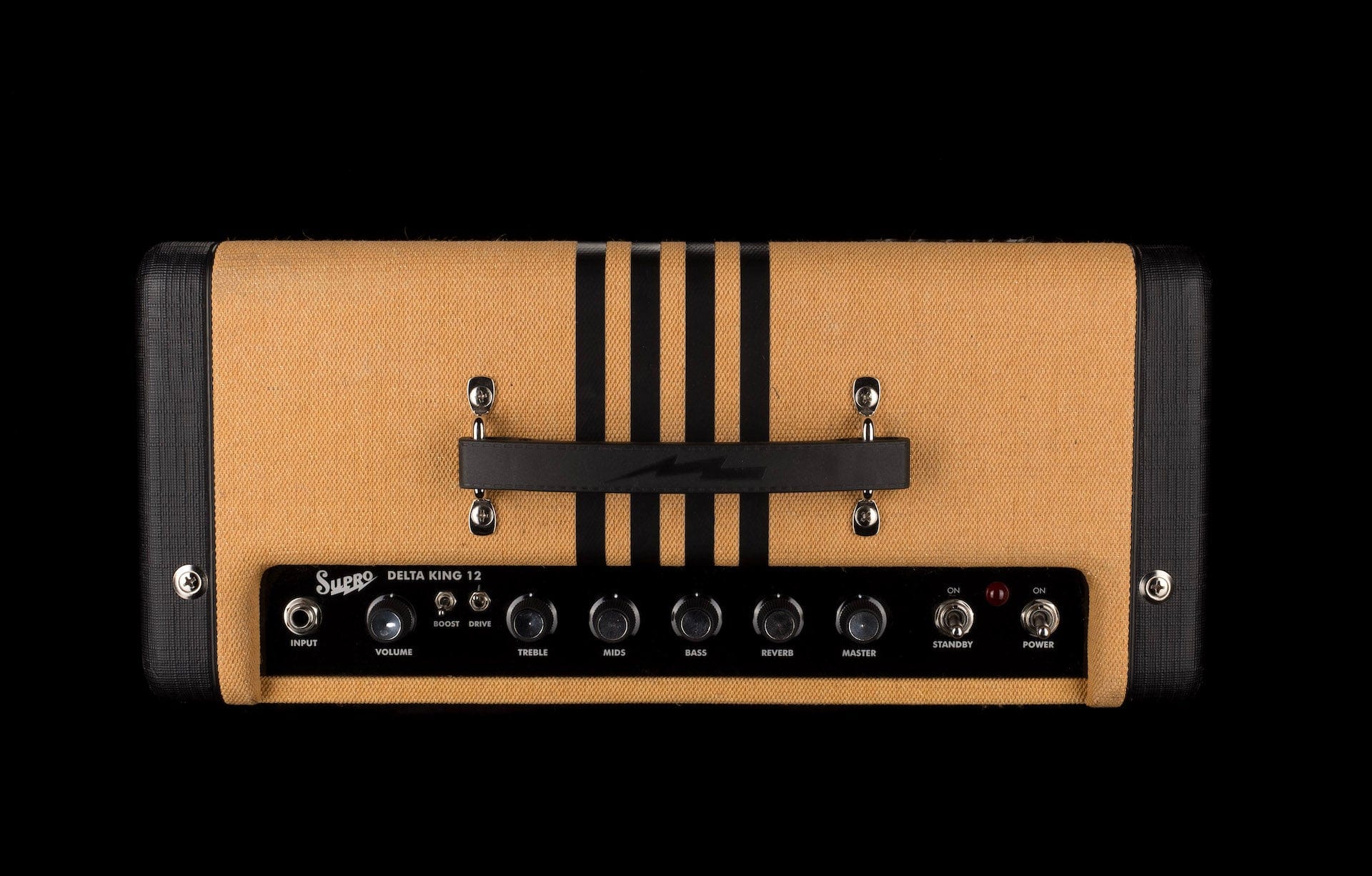 Pre Owned Supro Delta King 12 Tweed With Black Panels Guitar Amp Combo - Image 4