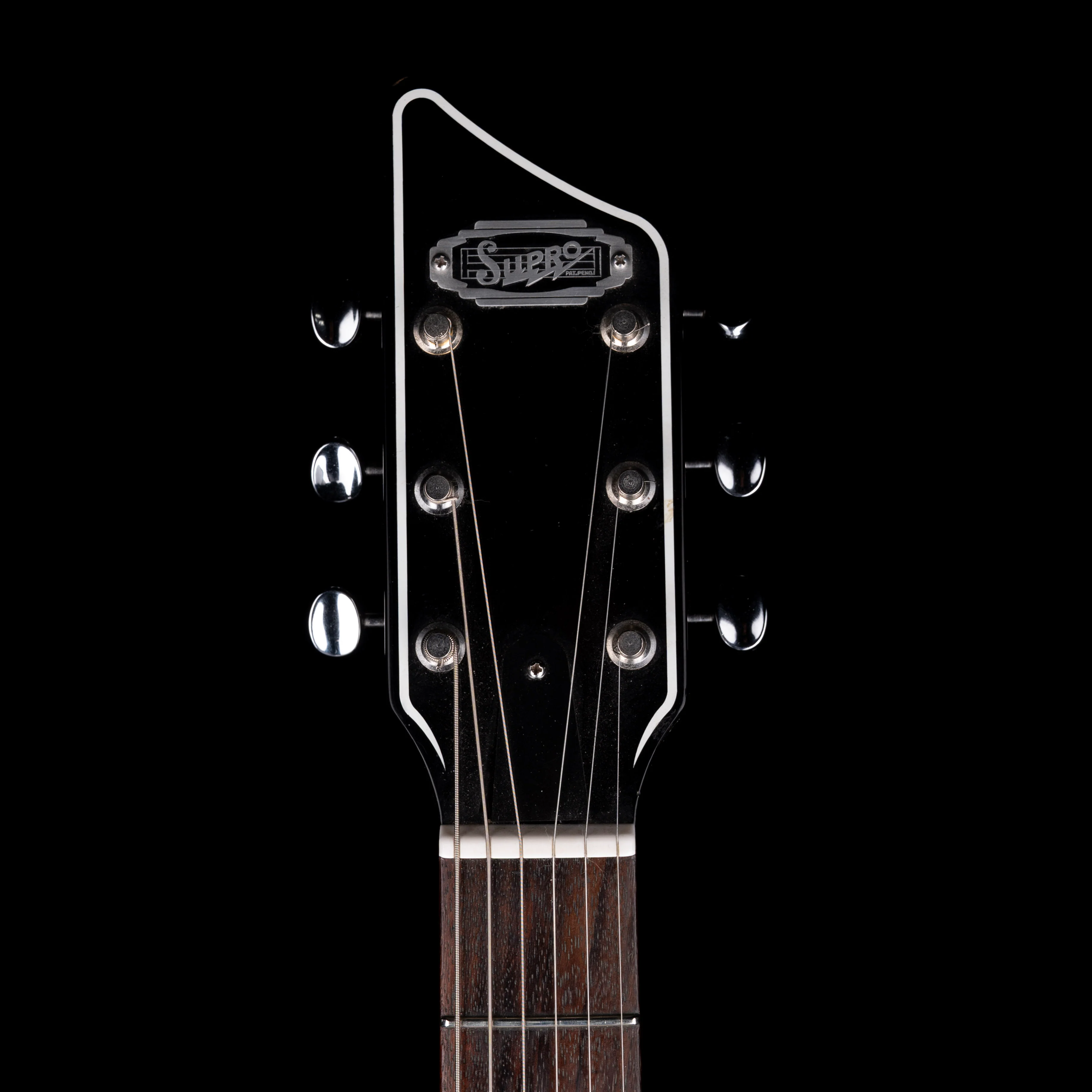 Pre Owned Supro Model 2010BM Jamesport Single Pickup Island Series Ocean Blue Metallic With Bigsby With Gig Bag - Image 13