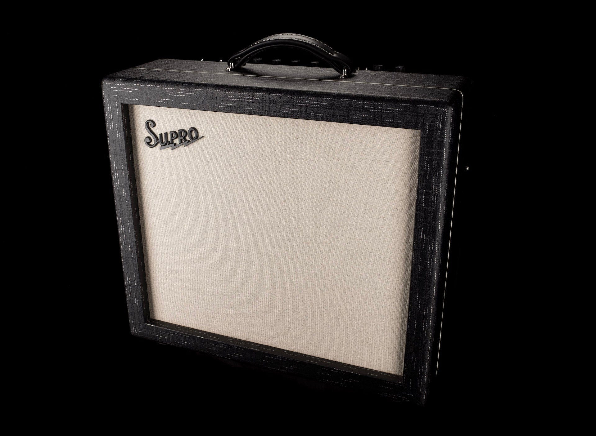 Pre Owned Supro Royale Model 1432R Black Guitar Amp Combo - Image 2