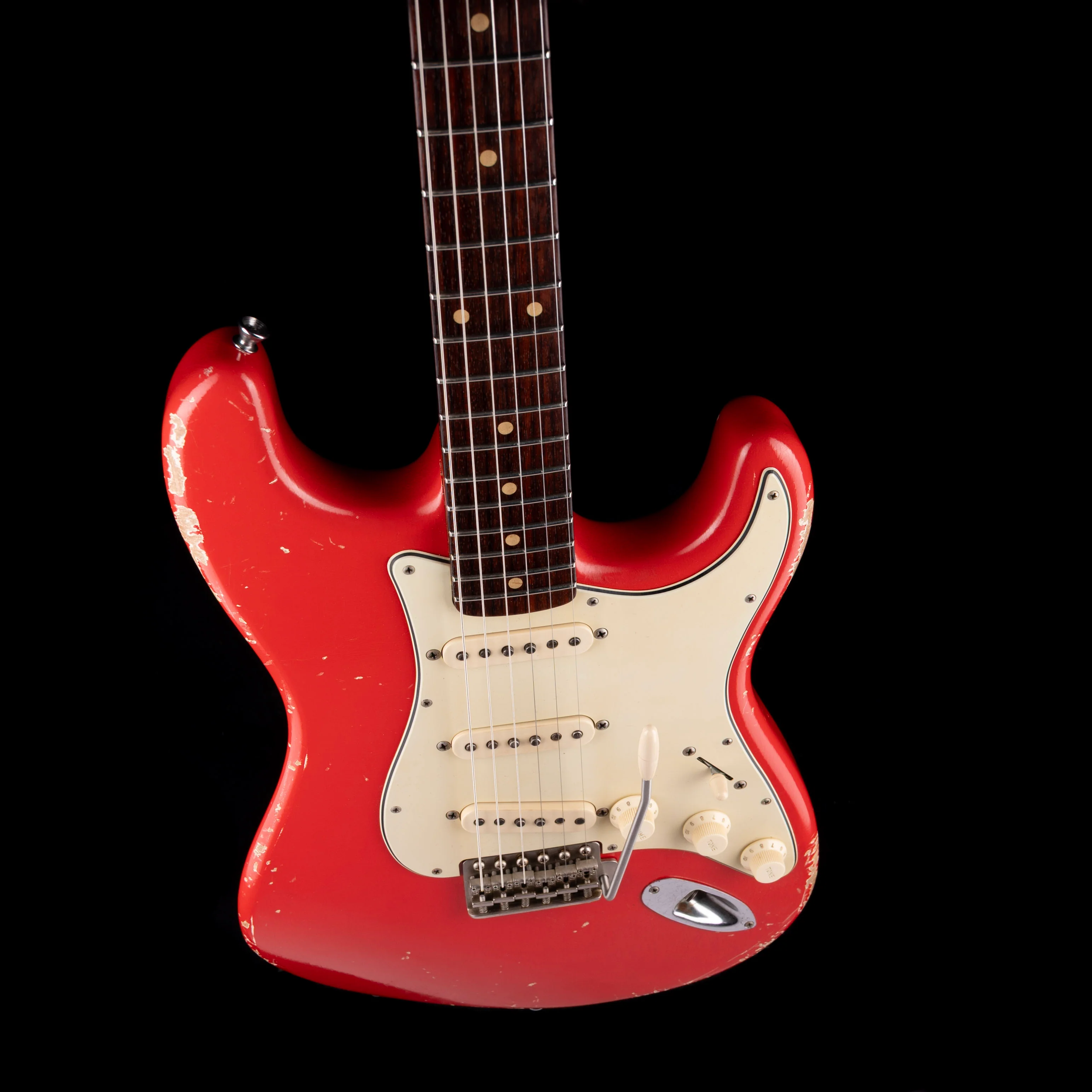 Pre Owned SVL 2023 ‘61 Reserve S-Style Solidbody, Fiesta Red, Rosewood Fingerboard - Image 3