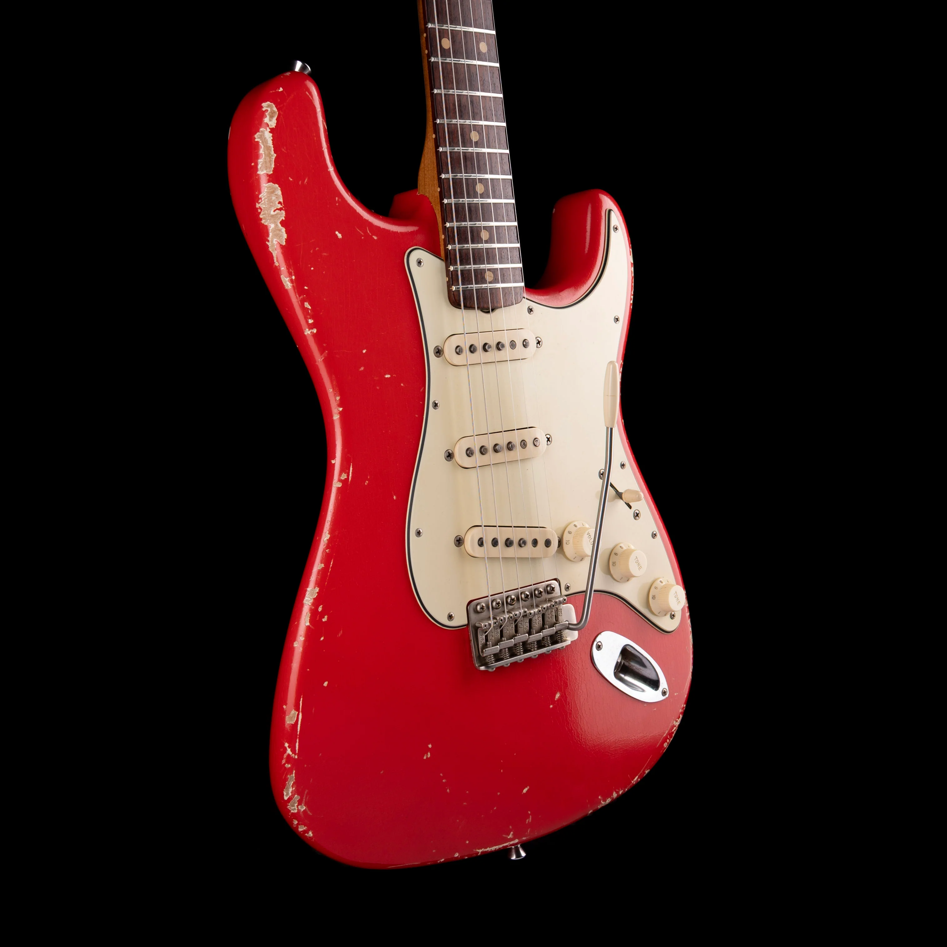 Pre Owned SVL 2023 ‘61 Reserve S-Style Solidbody, Fiesta Red, Rosewood Fingerboard - Image 6