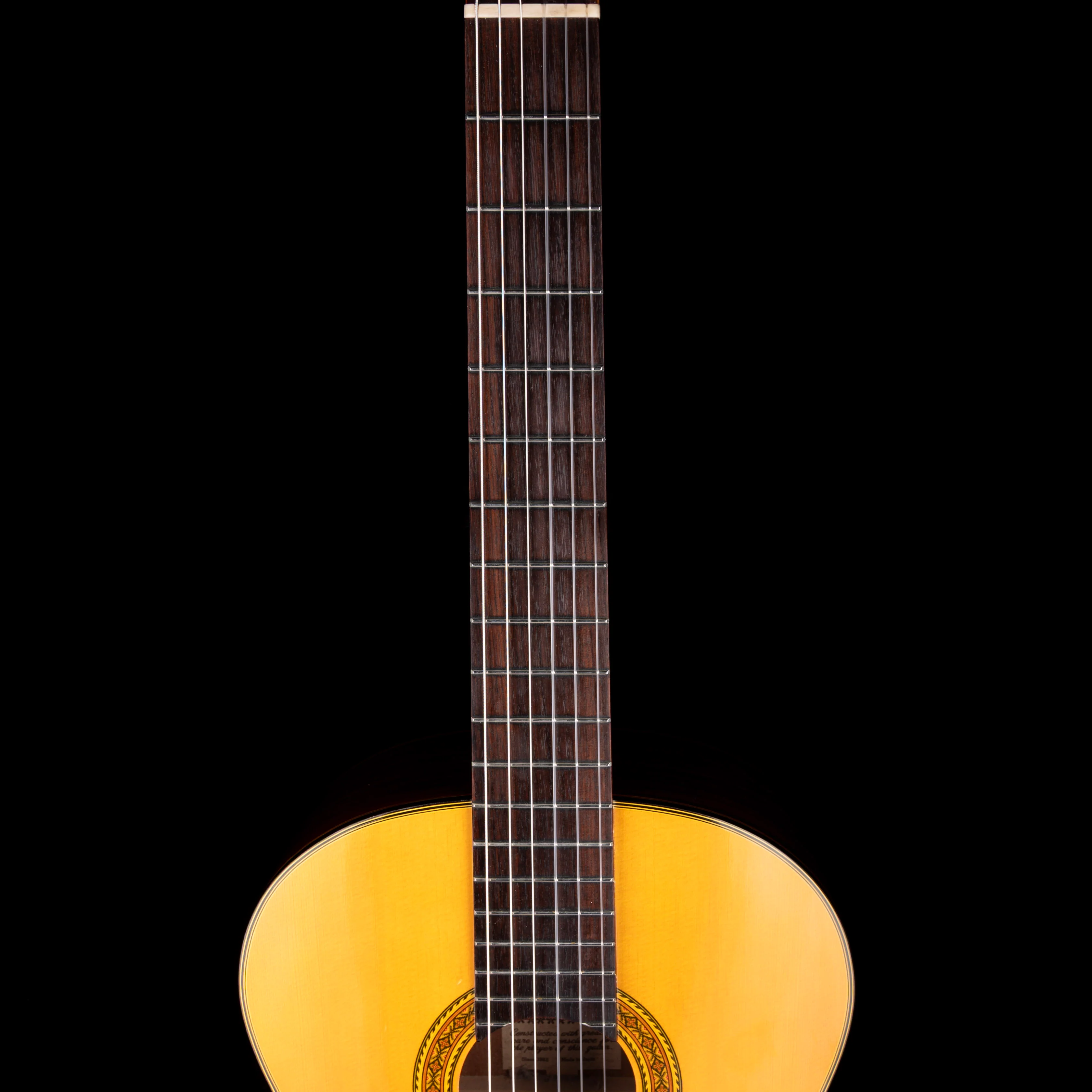 Pre Owned Takamine Made In Japan Model C-128 Nylon Classical Guitar Natural - Image 10