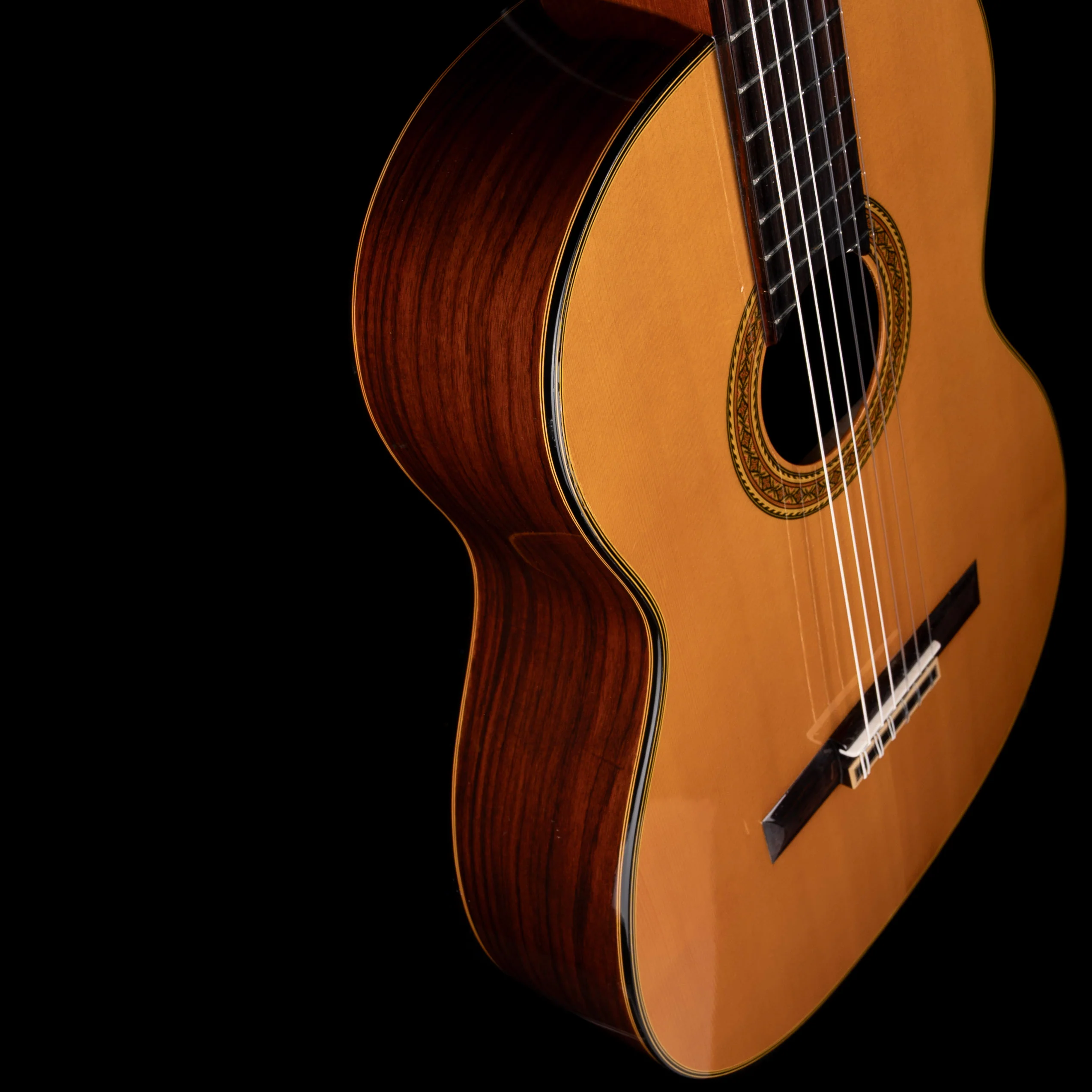 Pre Owned Takamine Made In Japan Model C-128 Nylon Classical Guitar Natural - Image 8