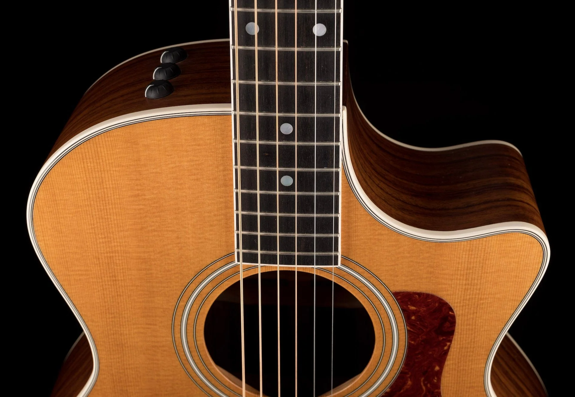 Pre Owned Taylor 414CE LTD Acoustic Electric Guitar With Case - Image 3