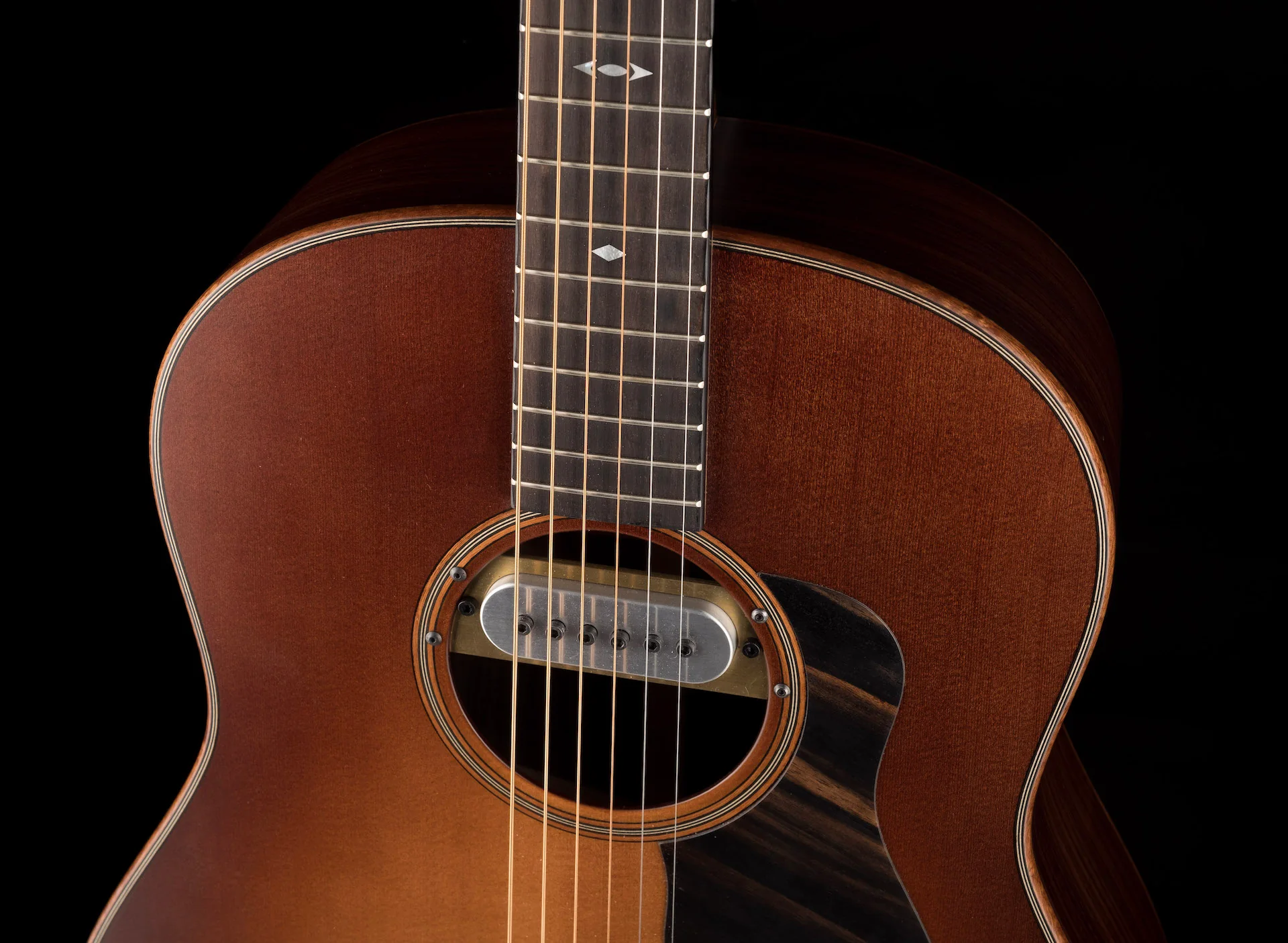 Pre Owned Taylor Builder's Edition 717 LP (Linda Perry) Acoustic Electric Guitar With OHSC - Image 3