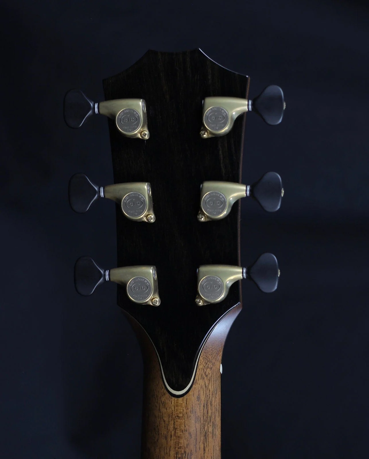 Pre Owned Taylor Custom GA Grand Auditorium Acoustic Electric Guitar Macassar Ebony Back & Sides Spruce Top OHSC - Image 9