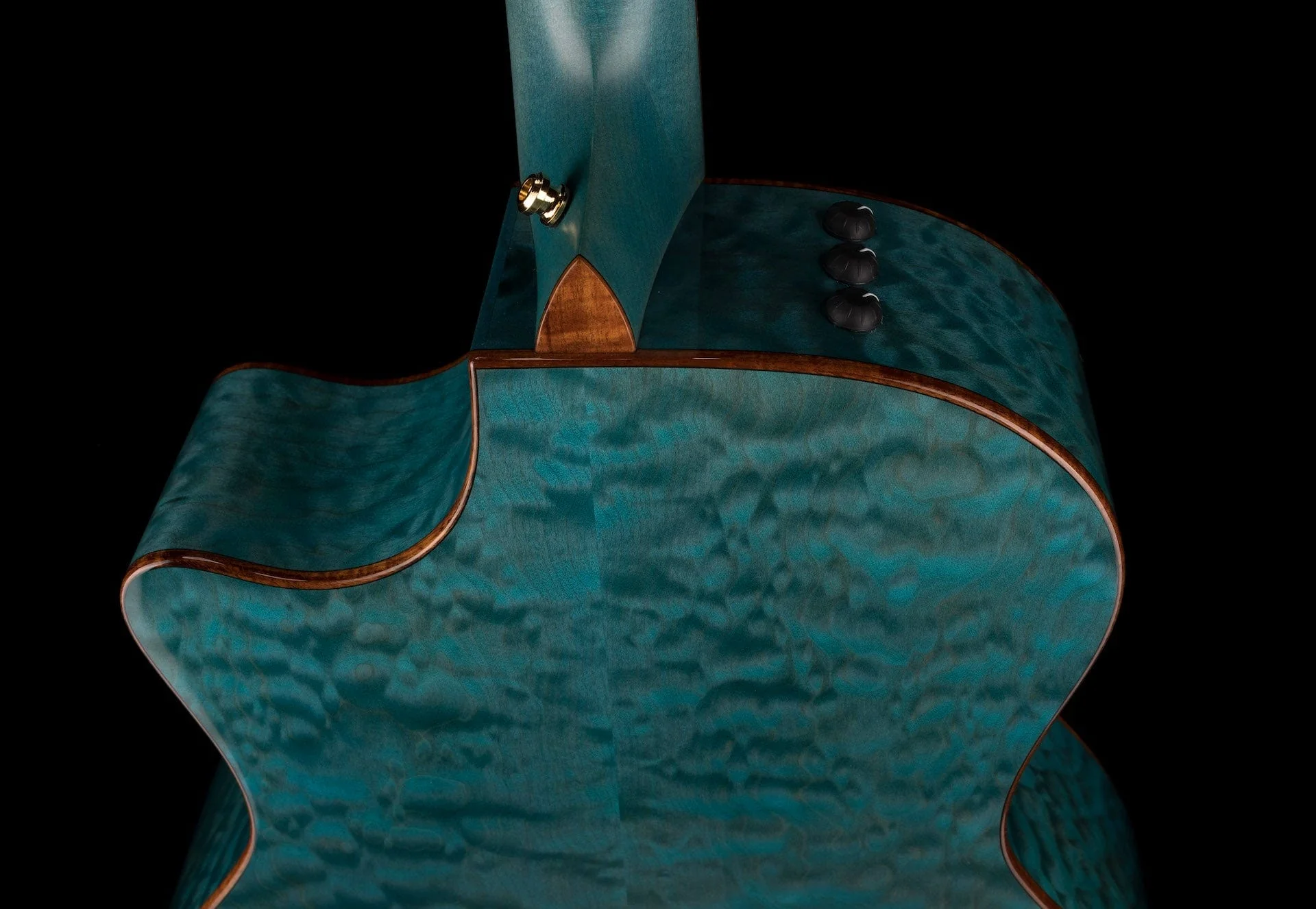 Pre Owned Taylor Custom GA Grand Auditorium Koi Blue with Case - Image 16