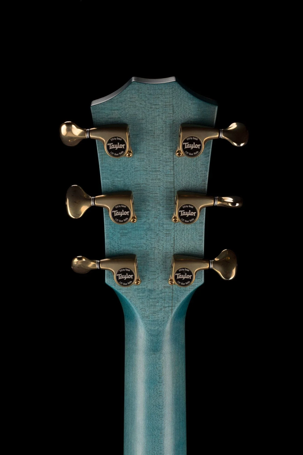 Pre Owned Taylor Custom GA Grand Auditorium Koi Blue with Case - Image 18