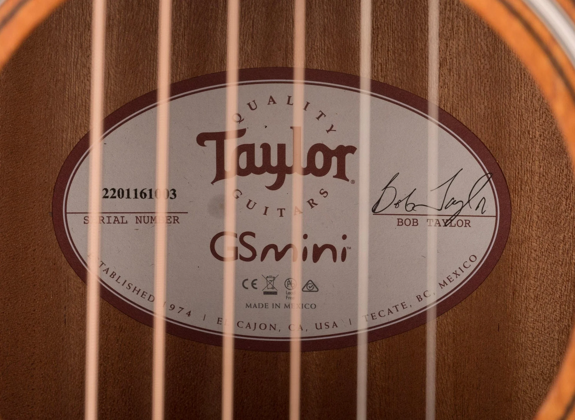 Pre Owned Taylor GS Mini Mahogany With Gig Bag - Image 9