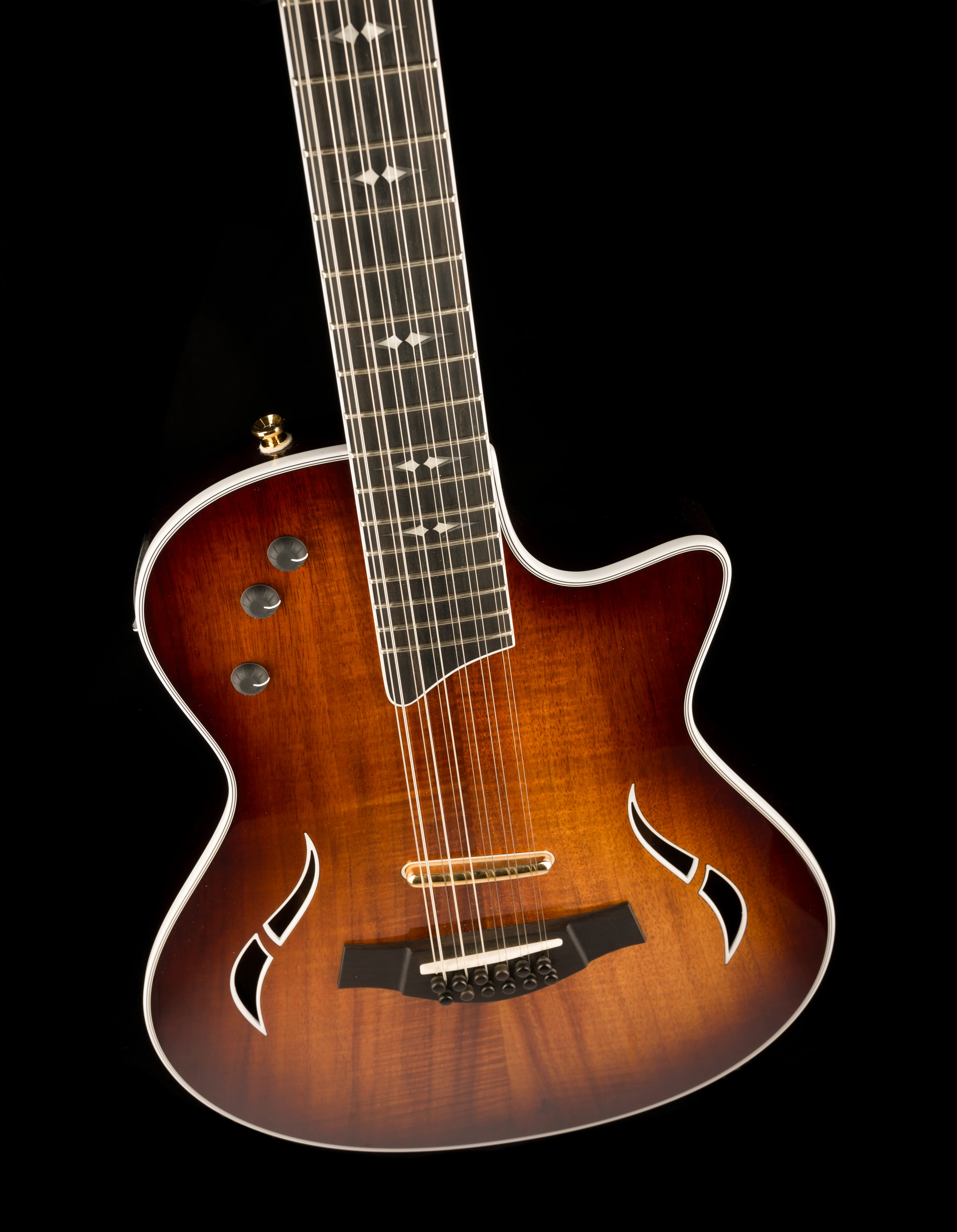 Pre Owned Taylor T5z-12 Custom Koa Electric Guitar With OHSC - Image 4