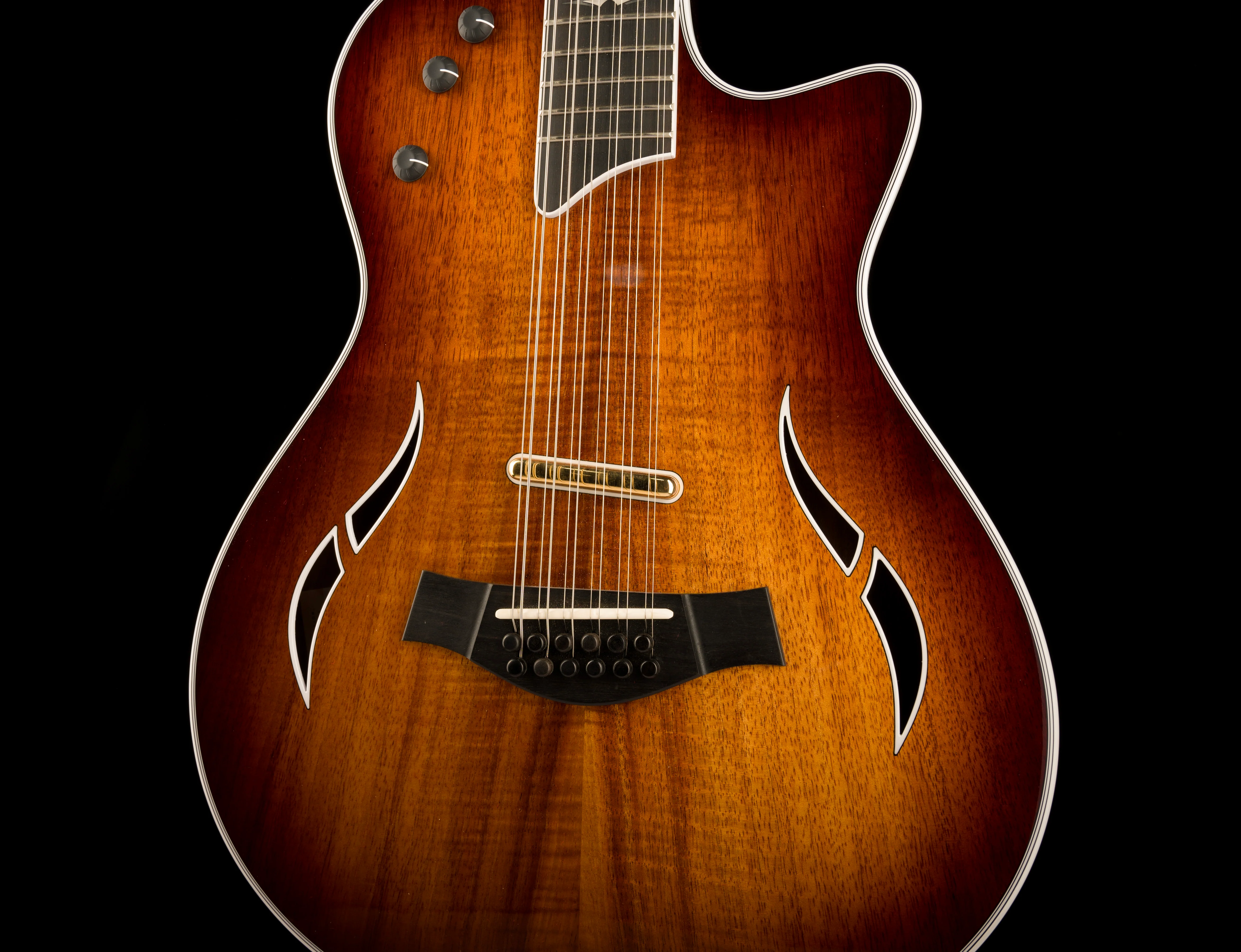 Pre Owned Taylor T5z-12 Custom Koa Electric Guitar With OHSC - Image 6