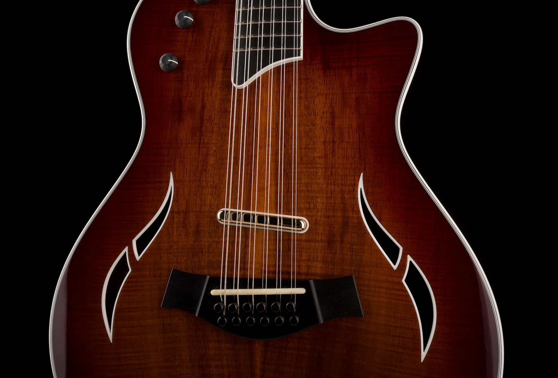 Pre Owned Taylor T5Z 12-String Classic Mahogany Natural With OHSC - Image 5