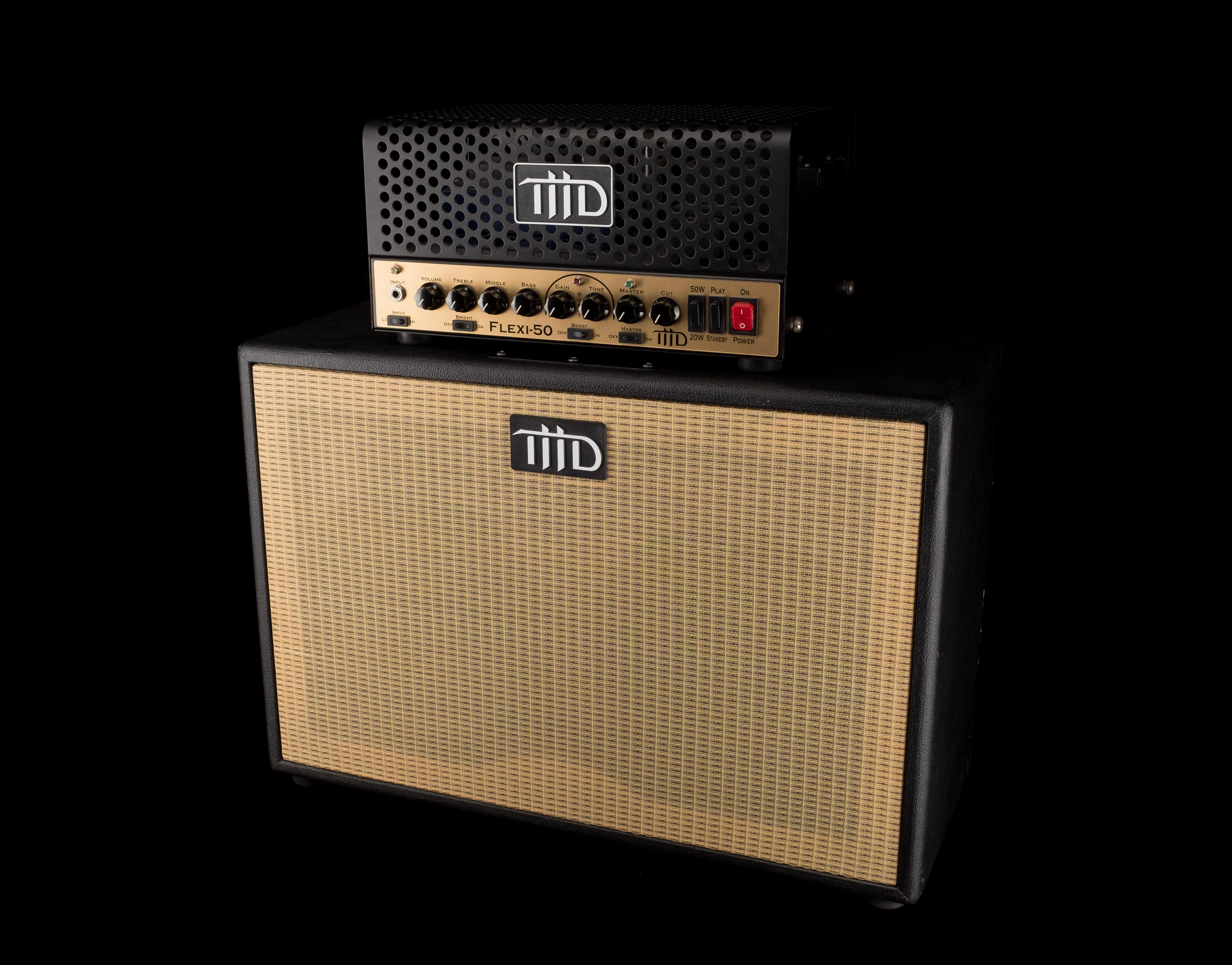 Pre Owned THD Flexi 50 Guitar Amp Head With Matching 2x12" Guitar Amp Cabinet - Image 2