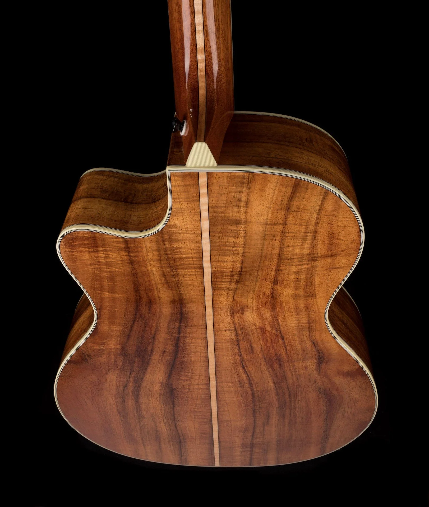 Pre-Owned Thomas Trapper Deluxe Auditorium Acoustic Electric Black w Hiscox Case - Image 16