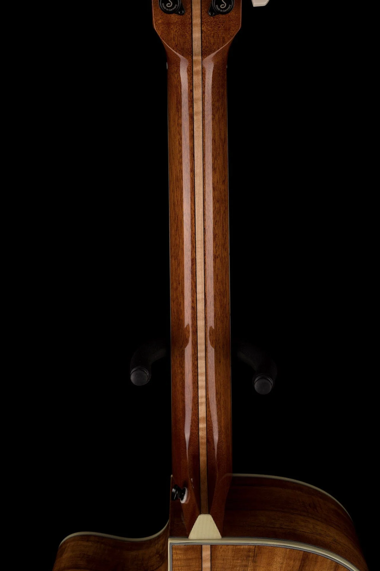 Pre-Owned Thomas Trapper Deluxe Auditorium Acoustic Electric Black w Hiscox Case - Image 18