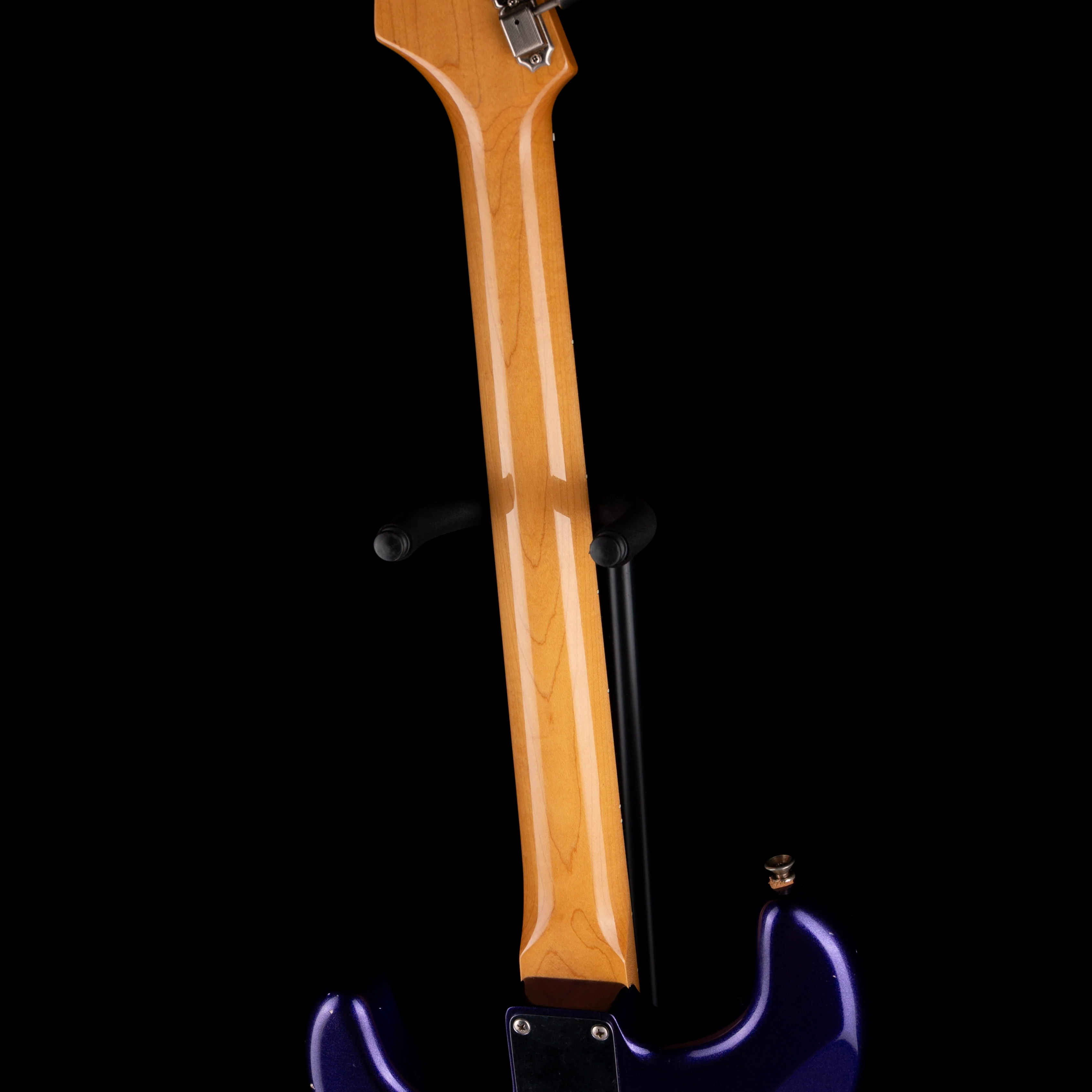 Pre Owned Partscaster Doom Gloom Body Tokai Neck Goldstar Viking Purple Electric Guitar - Image 11