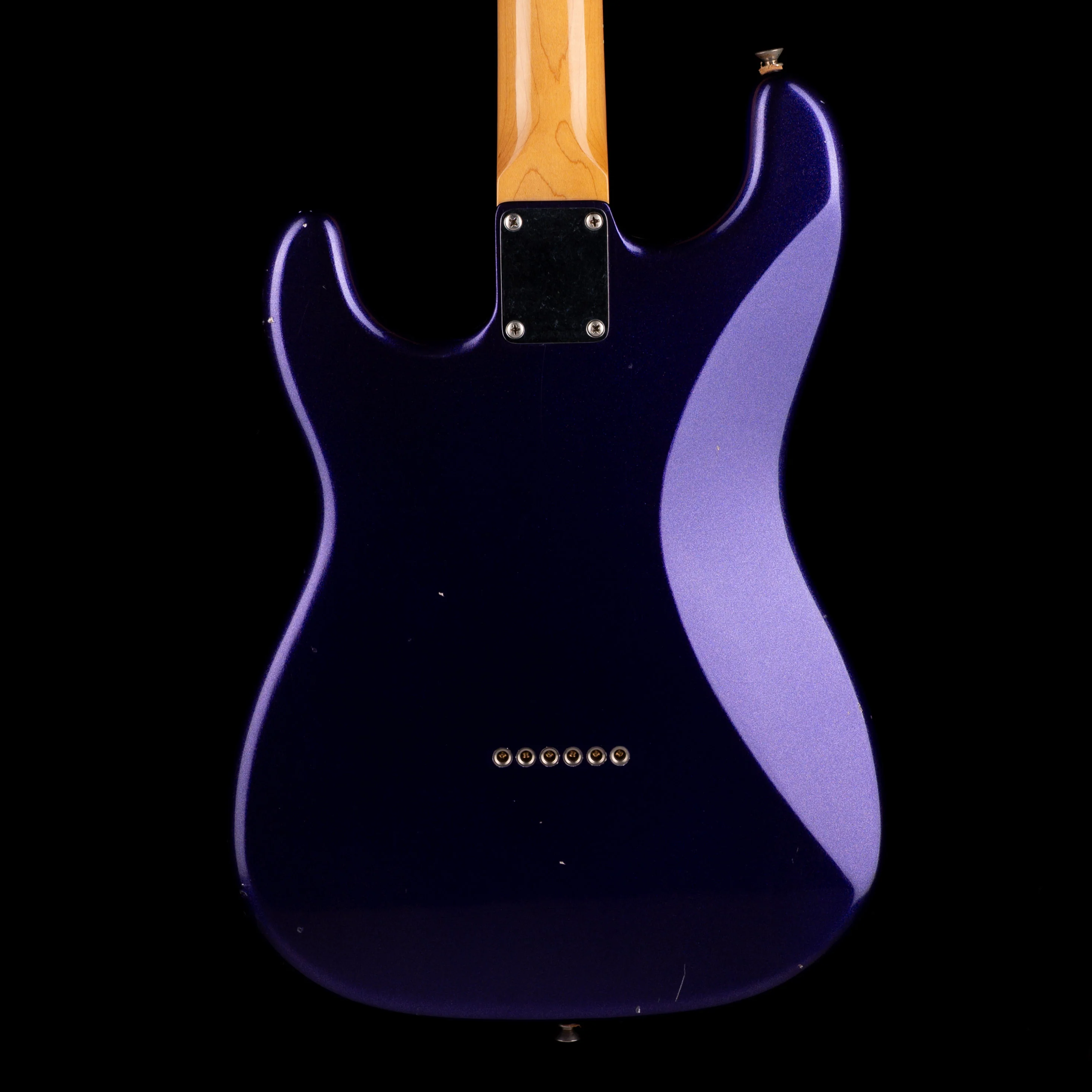 Pre Owned Partscaster Doom Gloom Body Tokai Neck Goldstar Viking Purple Electric Guitar - Image 8