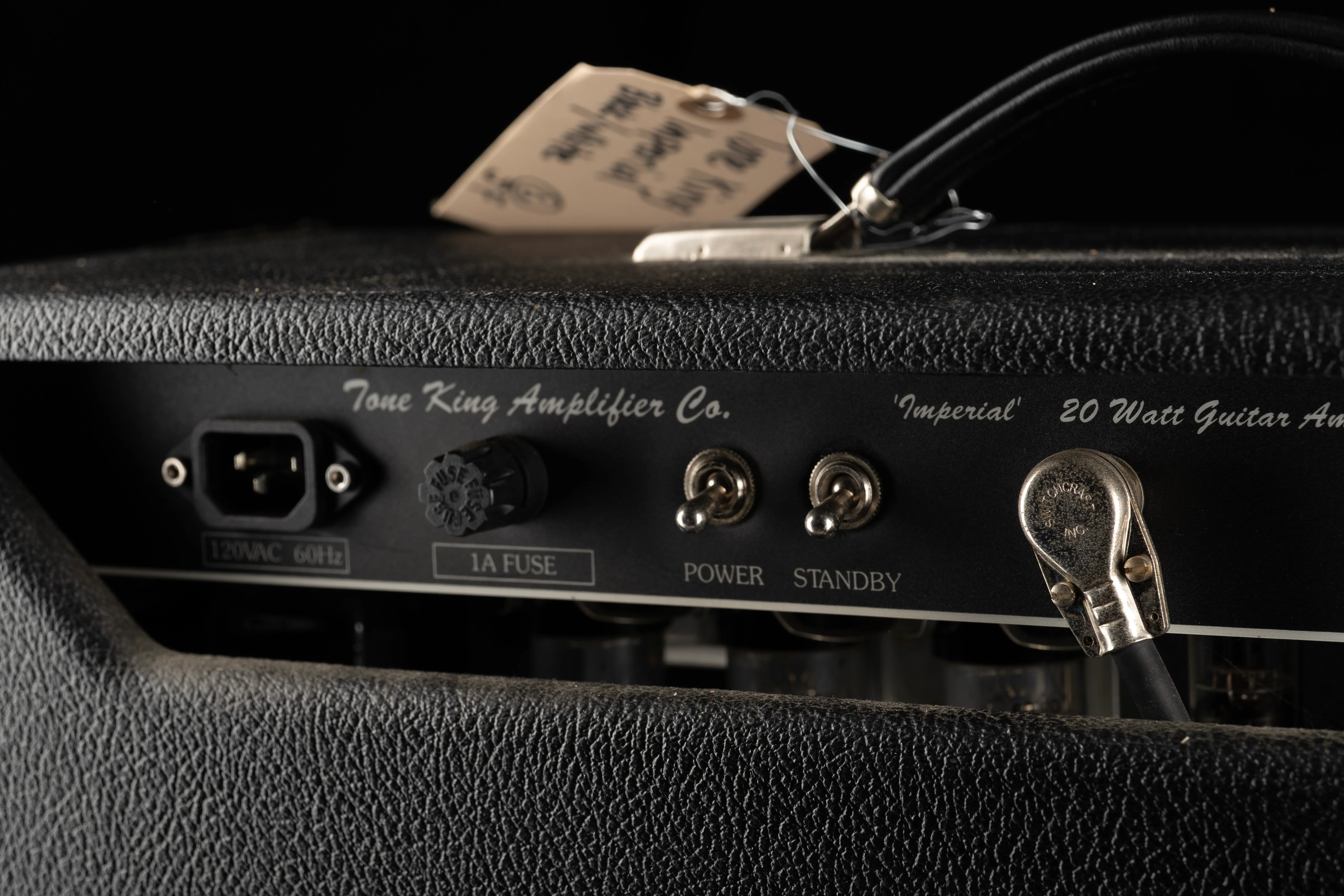 Pre Owned Tone King Imperial Mk I Tube Guitar Amp Combo With Footswitch and Cover - Image 8