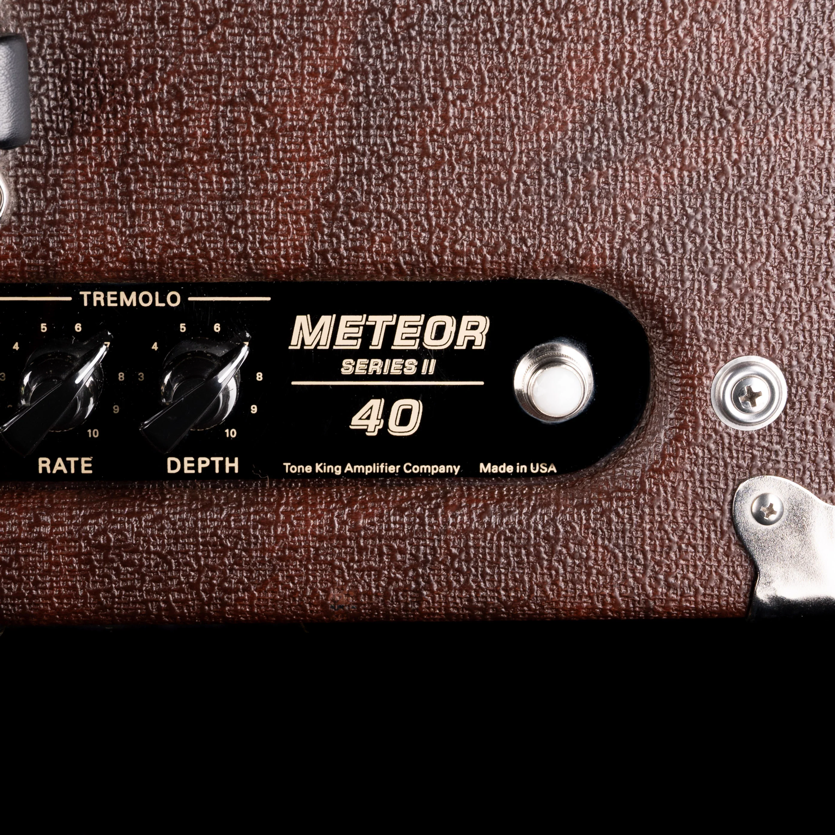 Pre Owned Tone King Meteor II Guitar Amp Combo Brown With Cover & Footswitch - Image 12