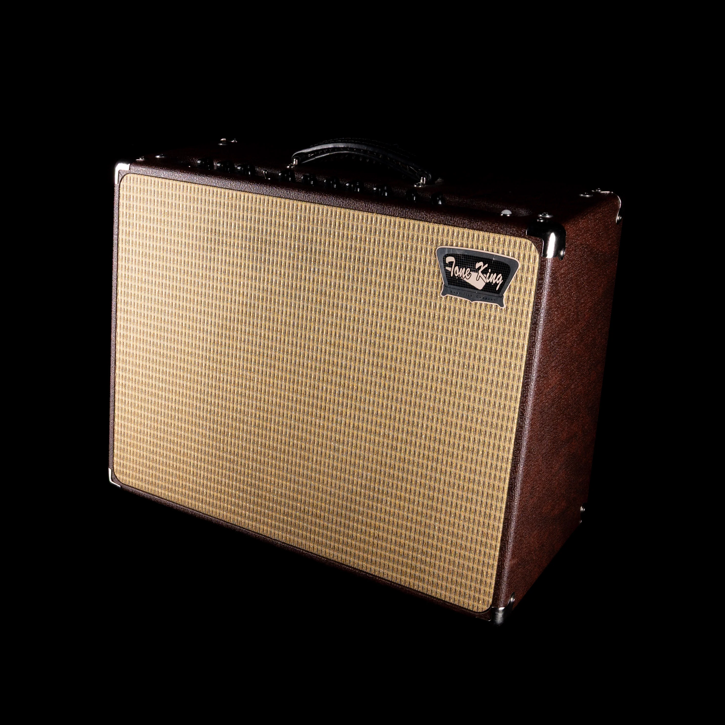 Pre Owned Tone King Meteor II Guitar Amp Combo Brown With Cover & Footswitch - Image 2