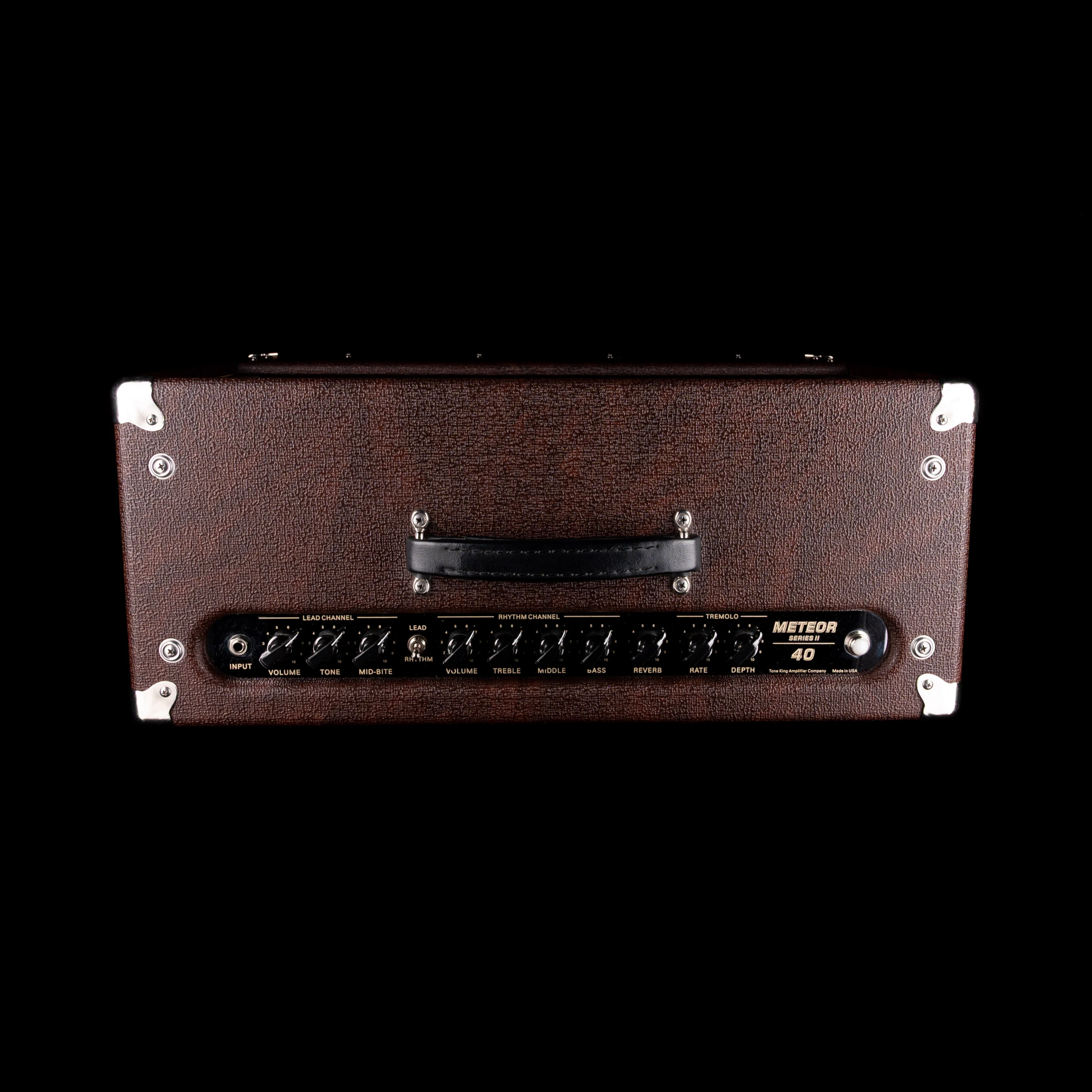 Pre Owned Tone King Meteor II Guitar Amp Combo Brown With Cover & Footswitch - Image 9