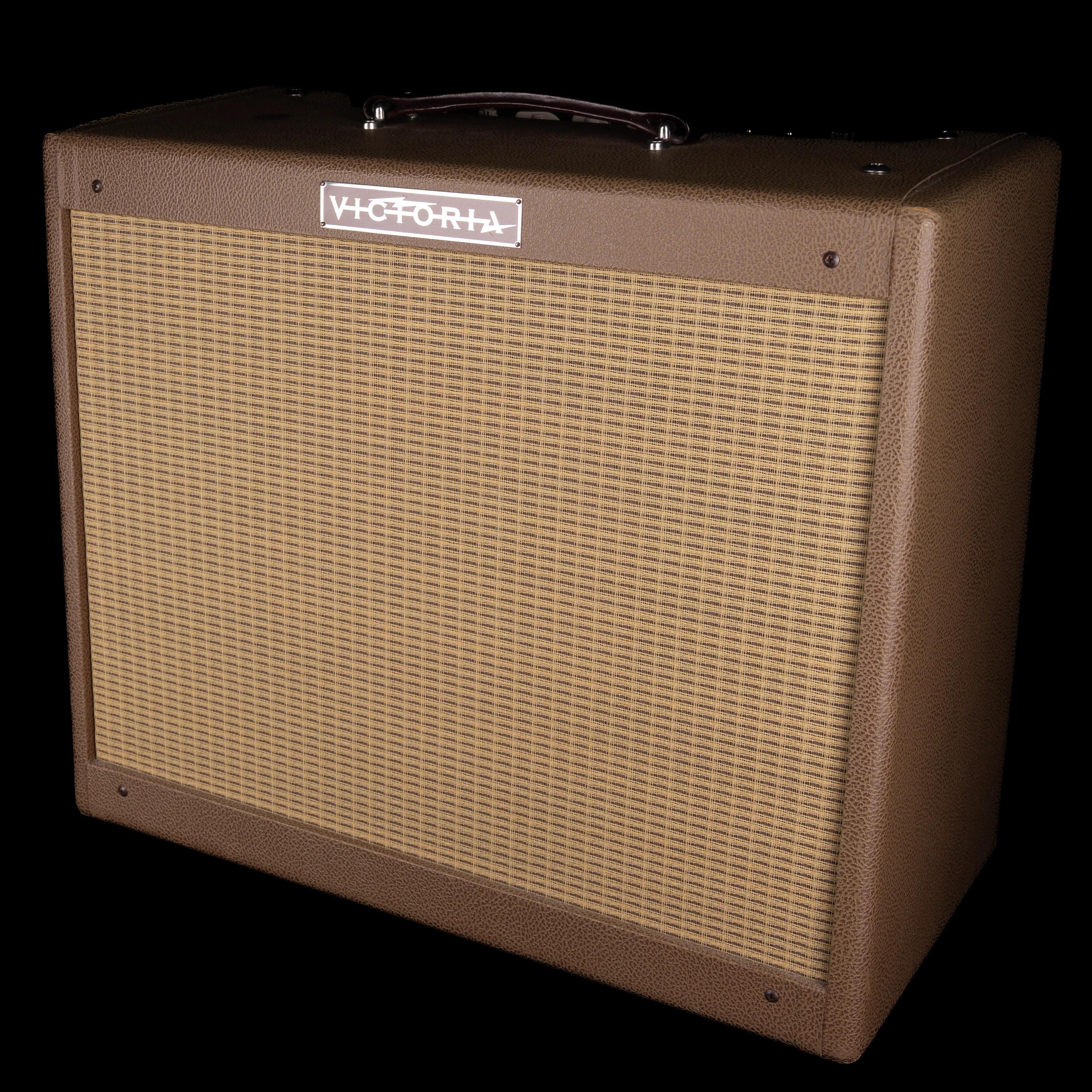 Pre-Owned Victoria Victoriette 112 Brown Guitar Amp Combo with Cover and Footswitch - Image 2