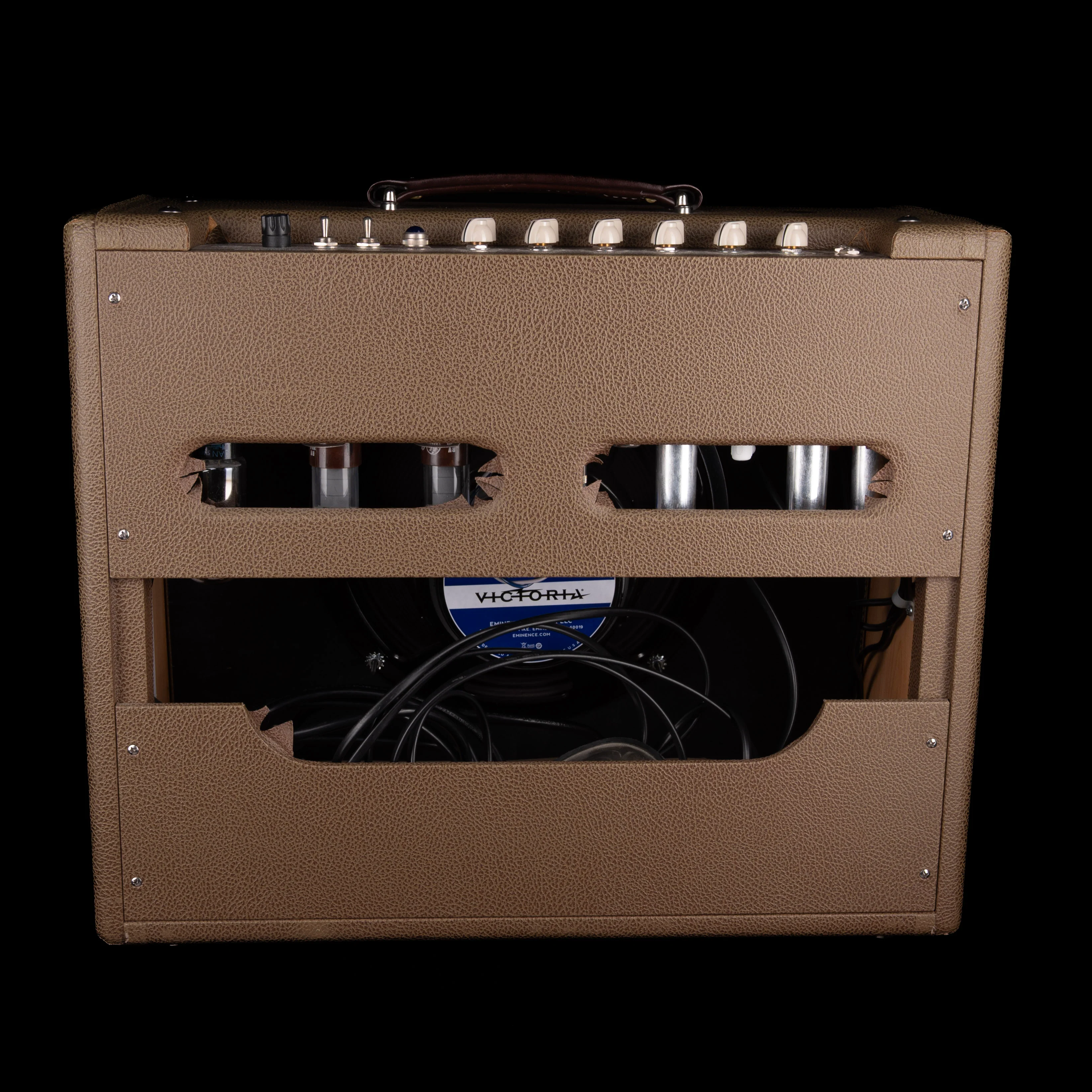 Pre-Owned Victoria Victoriette 112 Brown Guitar Amp Combo with Cover and Footswitch - Image 4