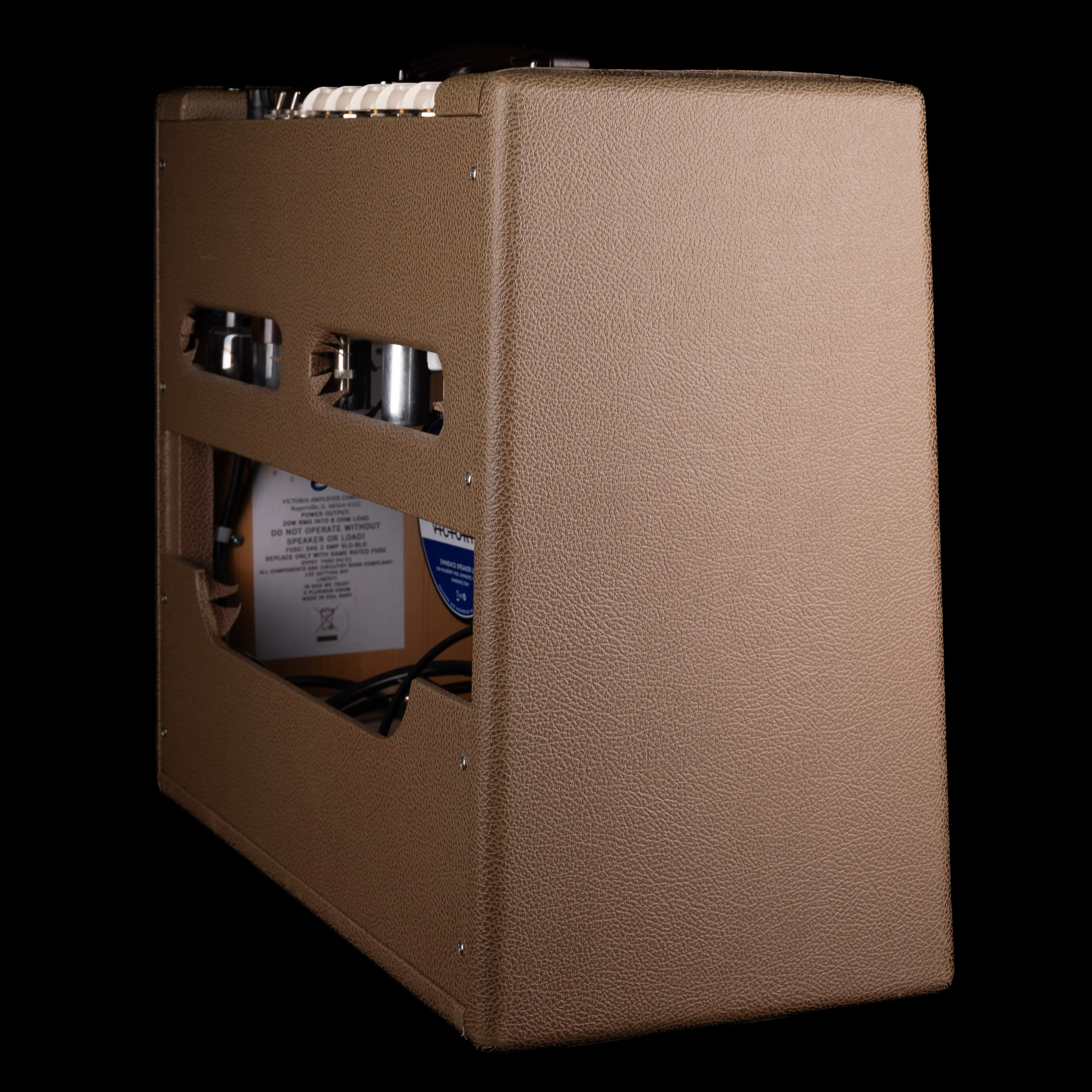 Pre-Owned Victoria Victoriette 112 Brown Guitar Amp Combo with Cover and Footswitch - Image 7