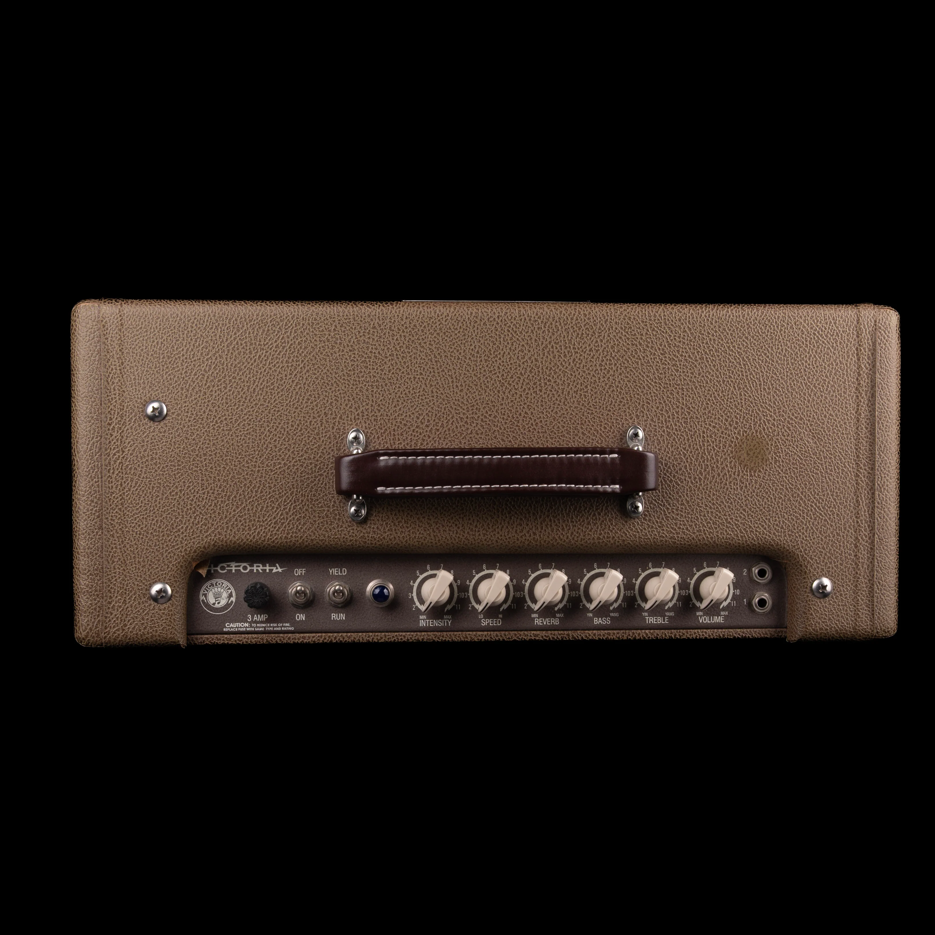 Pre-Owned Victoria Victoriette 112 Brown Guitar Amp Combo with Cover and Footswitch - Image 8