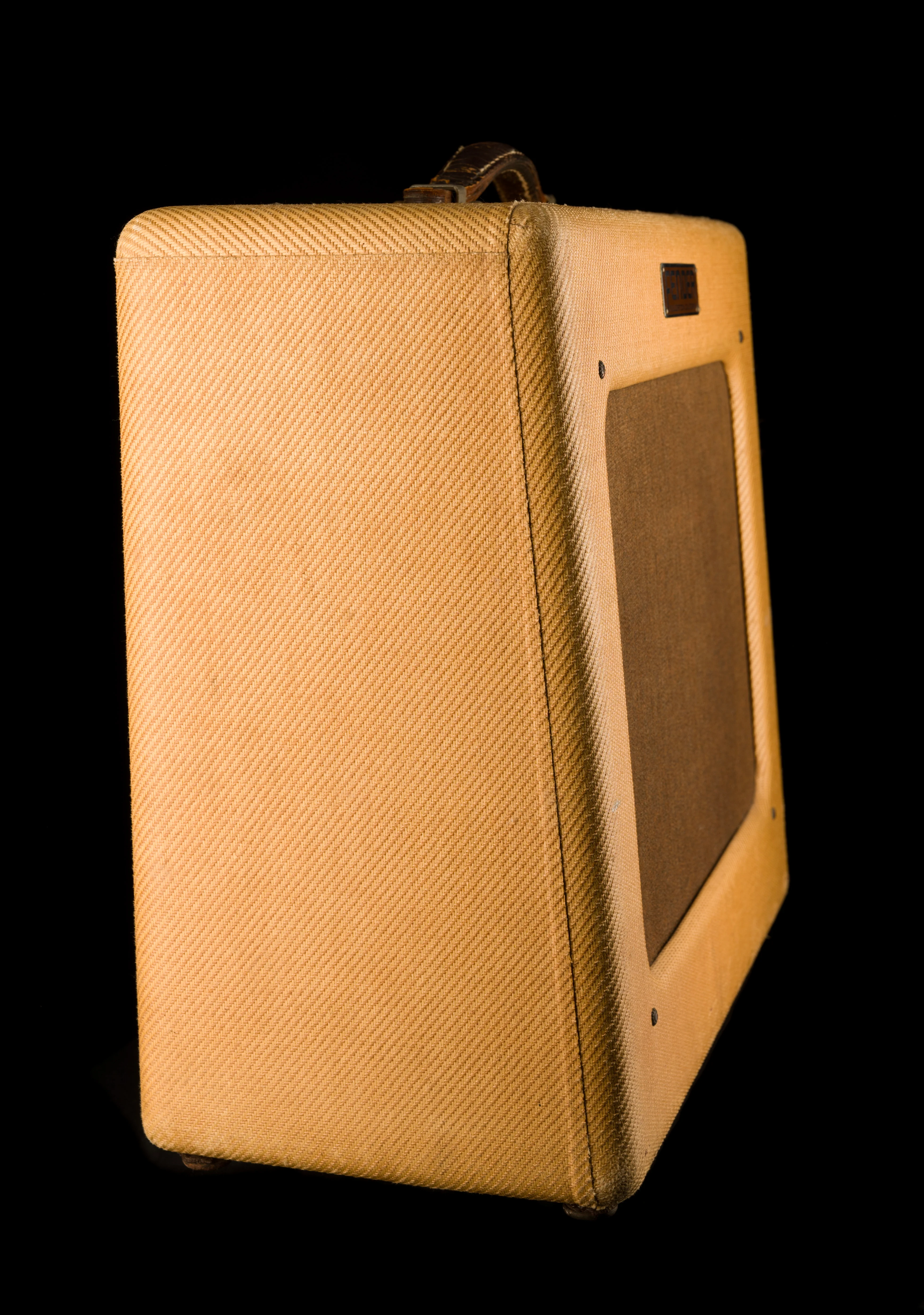 Vintage 1948 Fender Deluxe Tweed Guitar Amp With Cover - Image 6