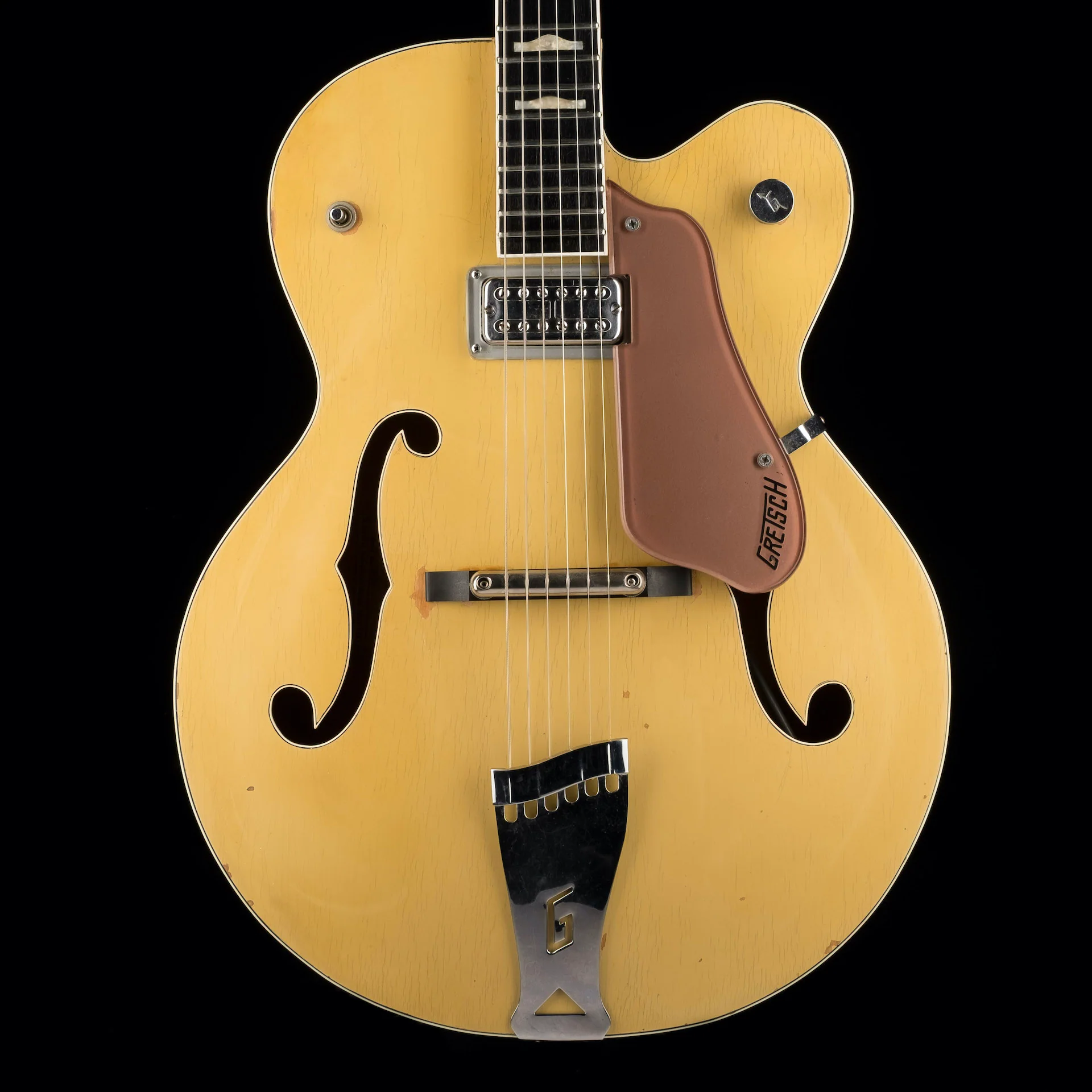 Vintage 1957 Gretsch Streamliner Bamboo Yellow With OHSC