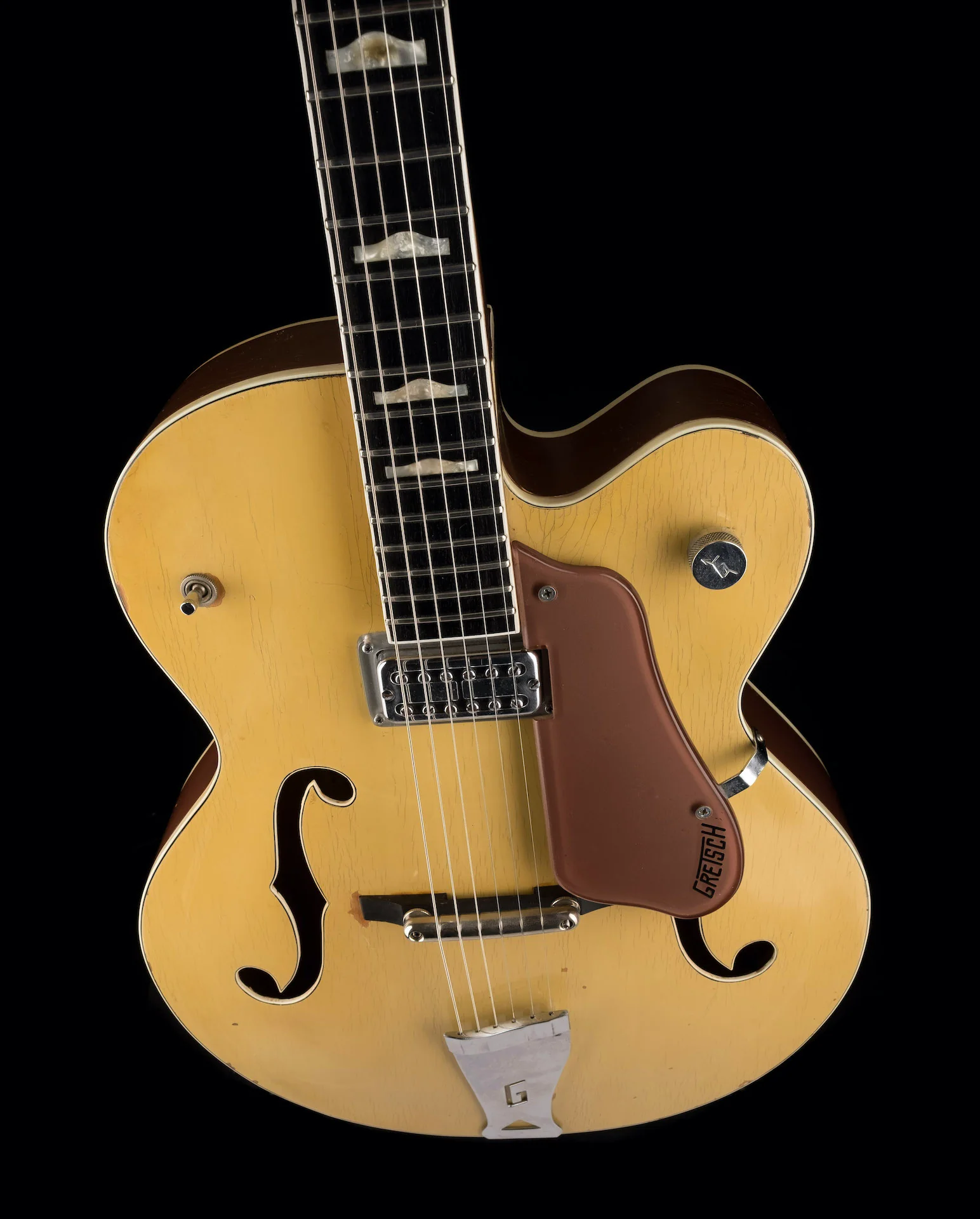 Vintage 1957 Gretsch Streamliner Bamboo Yellow With OHSC - Image 4
