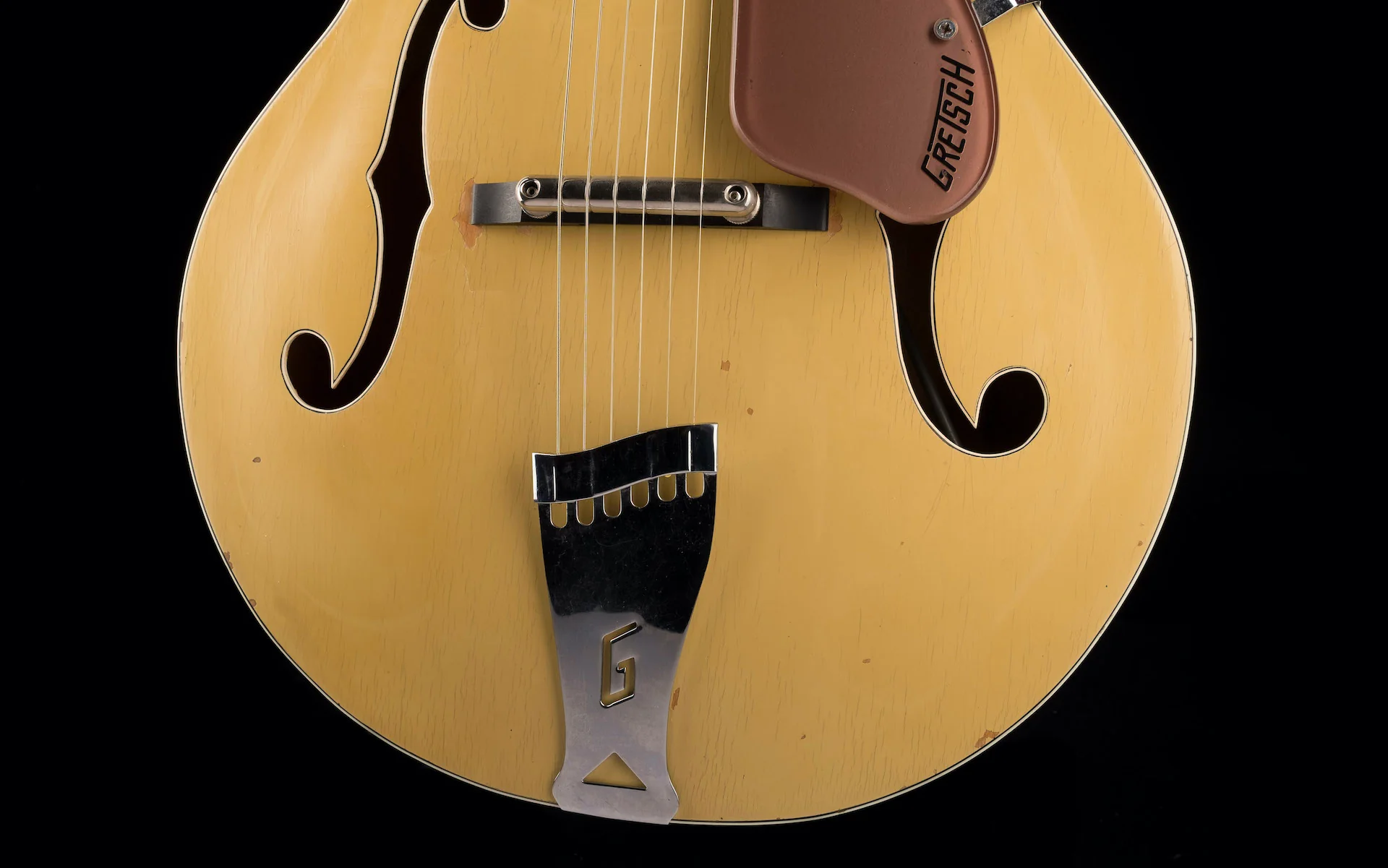 Vintage 1957 Gretsch Streamliner Bamboo Yellow With OHSC - Image 5
