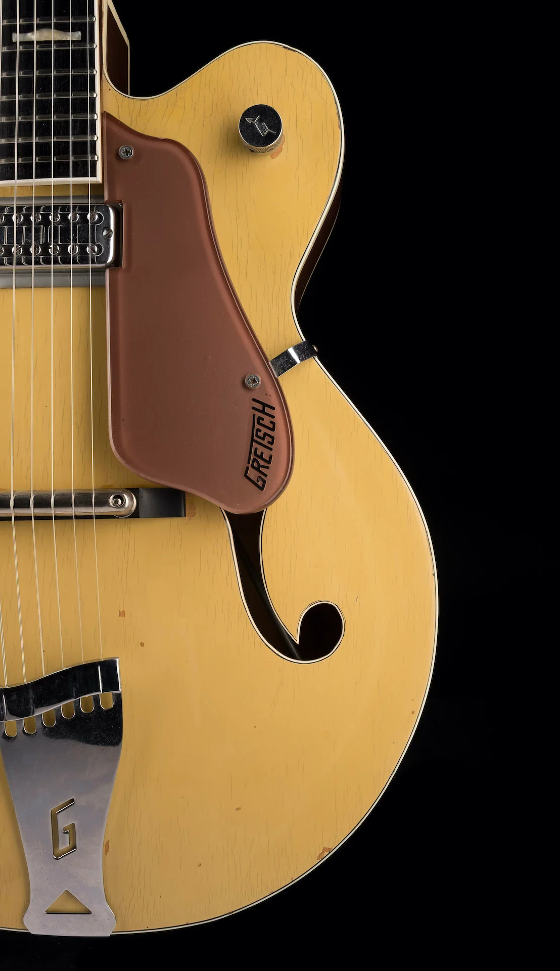 Vintage 1957 Gretsch Streamliner Bamboo Yellow With OHSC - Image 8