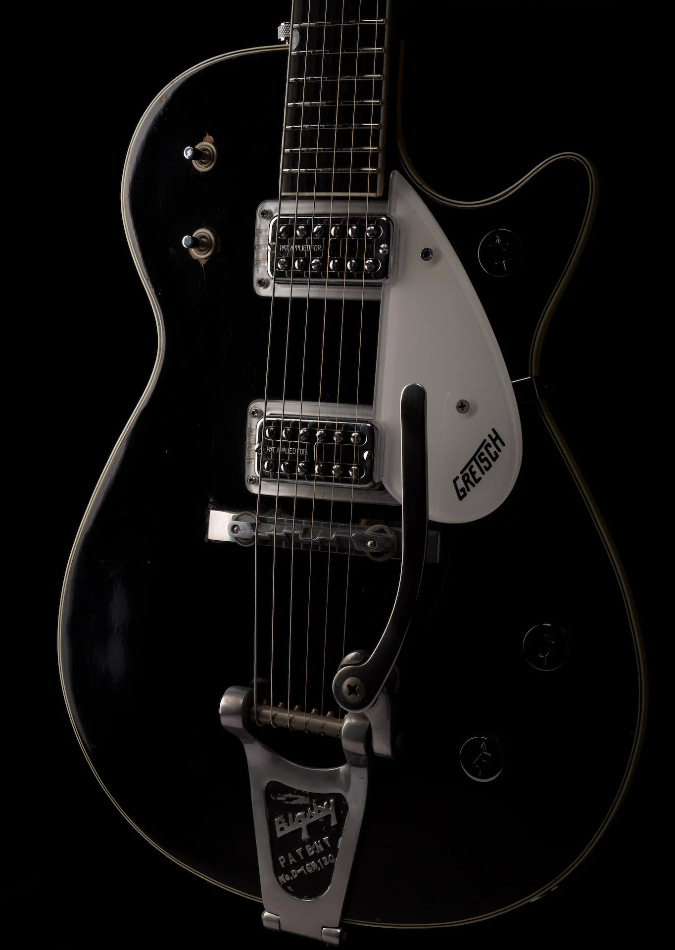 Pre Owned Vintage 1959 Gretsch Duo Jet Black With OHSC - Image 13