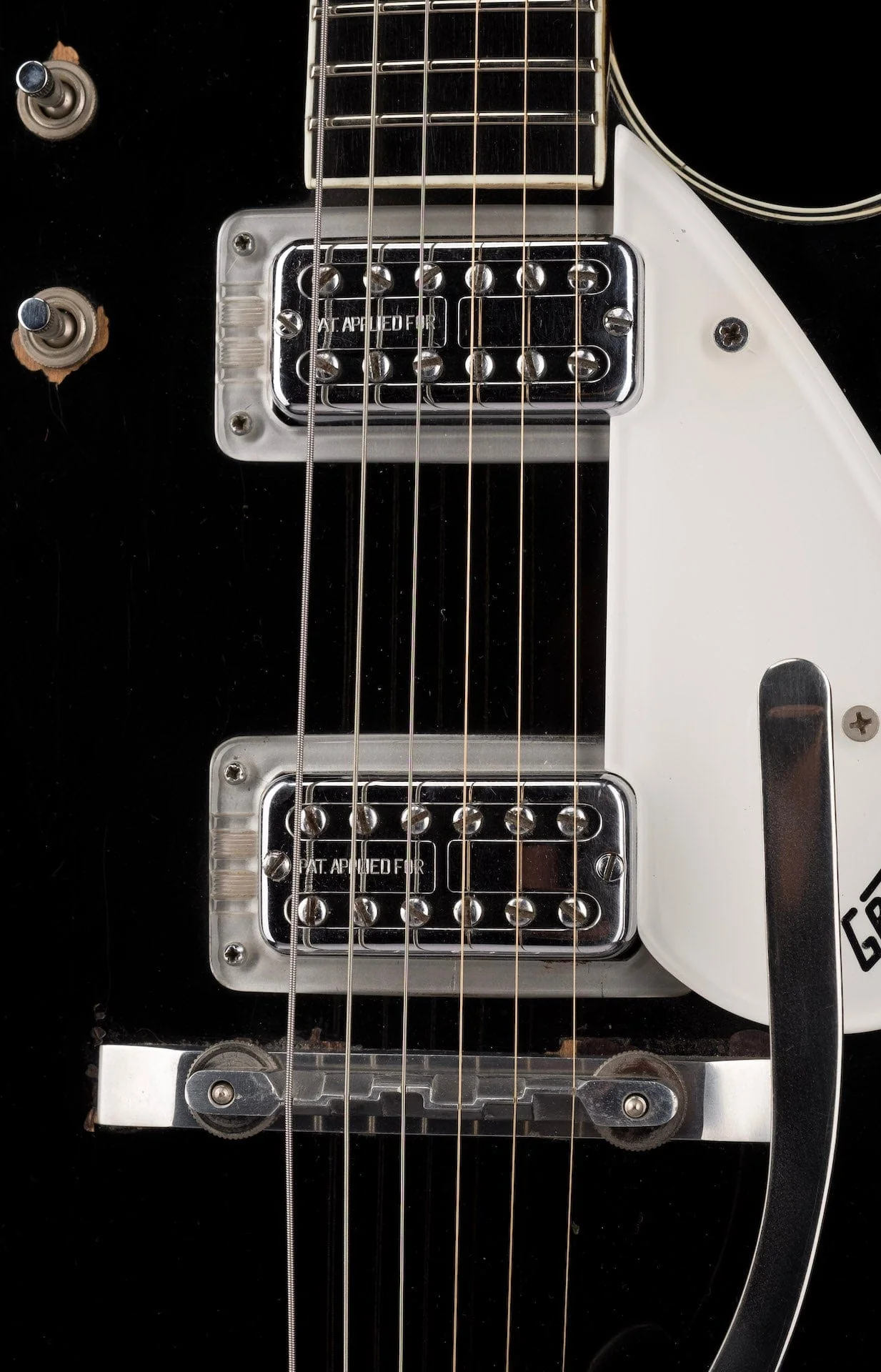 Pre Owned Vintage 1959 Gretsch Duo Jet Black With OHSC - Image 6