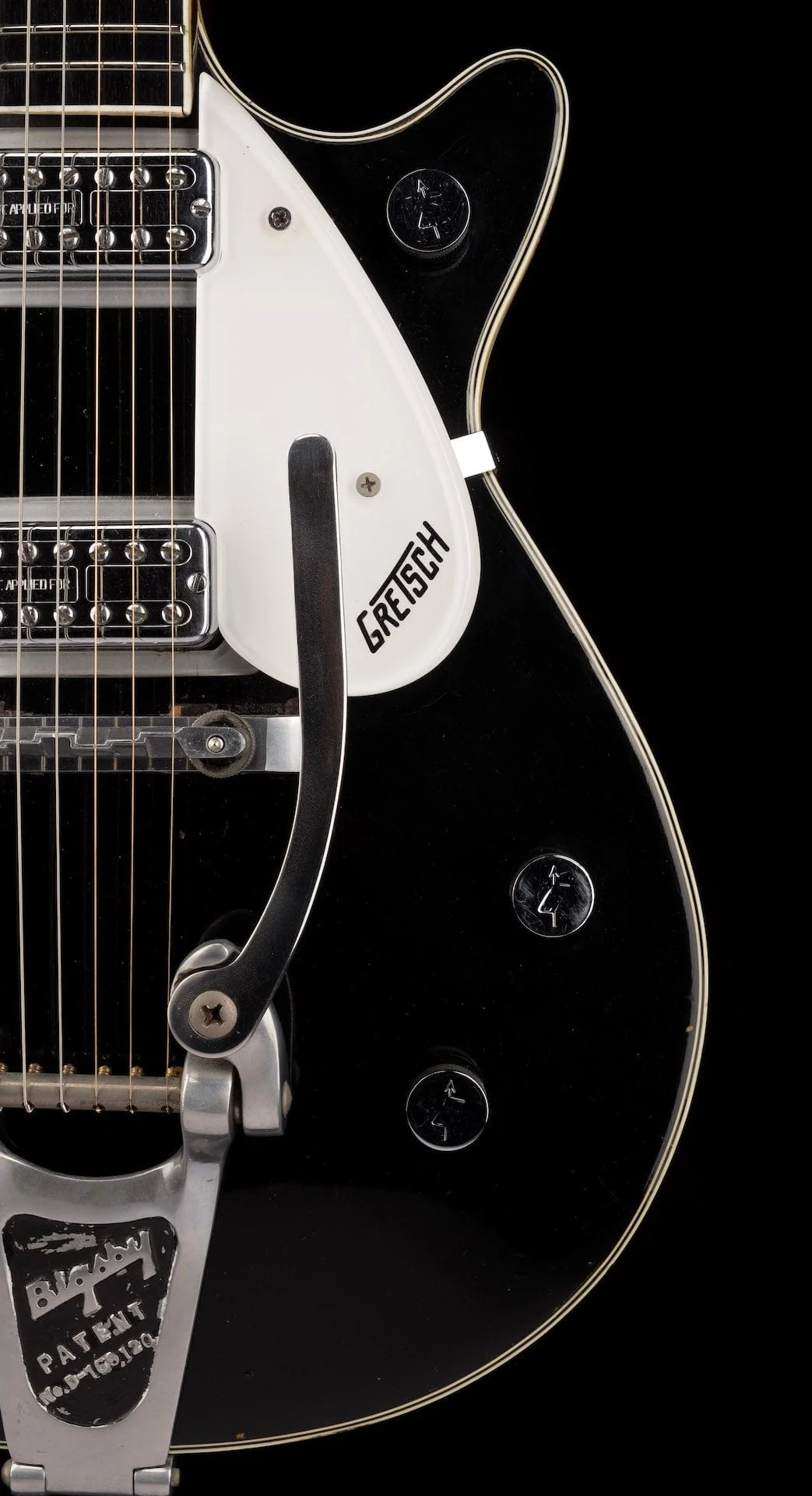 Pre Owned Vintage 1959 Gretsch Duo Jet Black With OHSC - Image 7