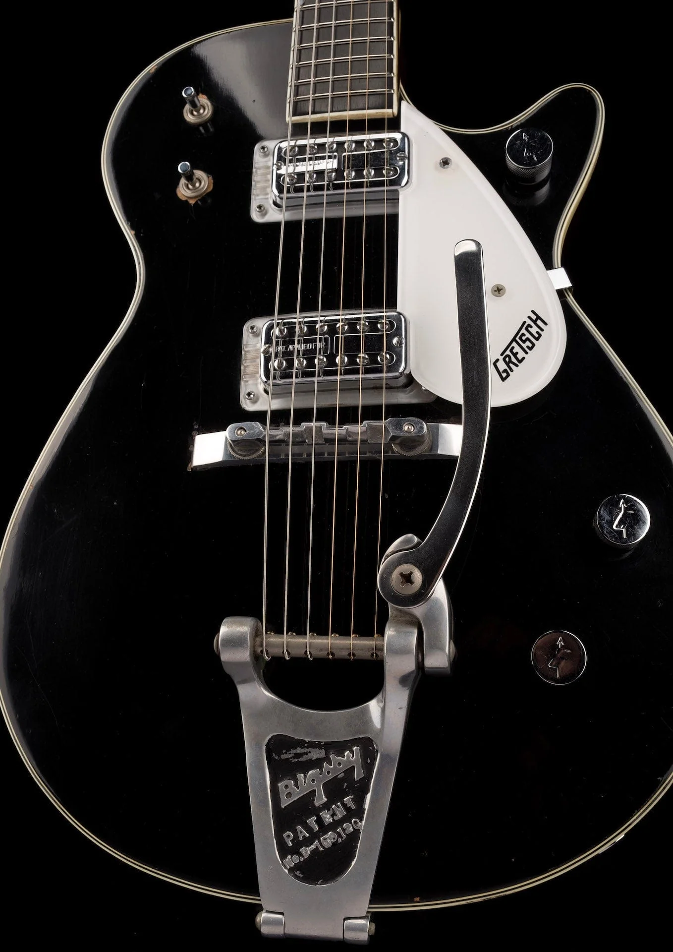 Pre Owned Vintage 1959 Gretsch Duo Jet Black With OHSC - Image 9